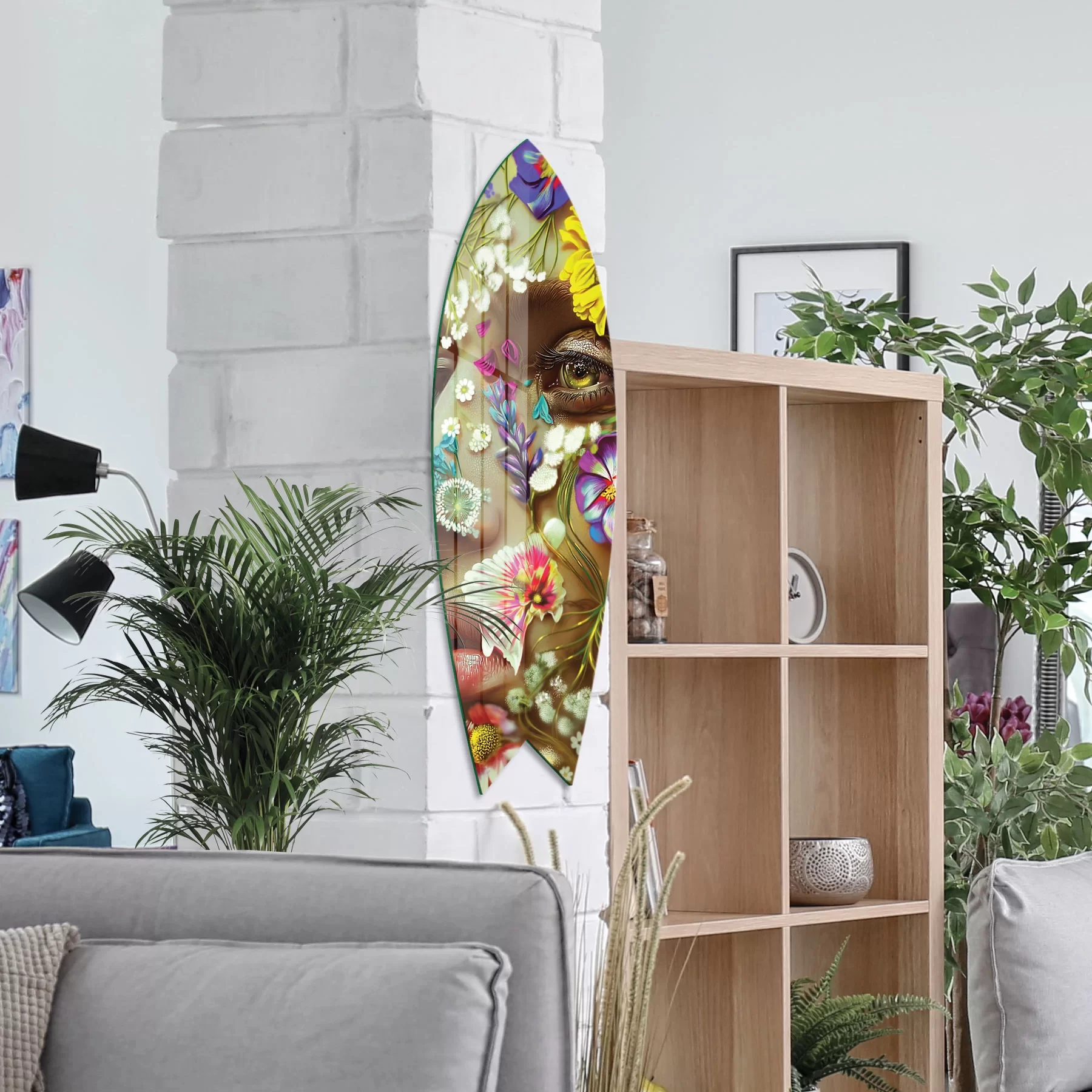 Picture of Decovetro ST 4097 Dekoratif Cam Sörf Tahtası 33x100 Cm