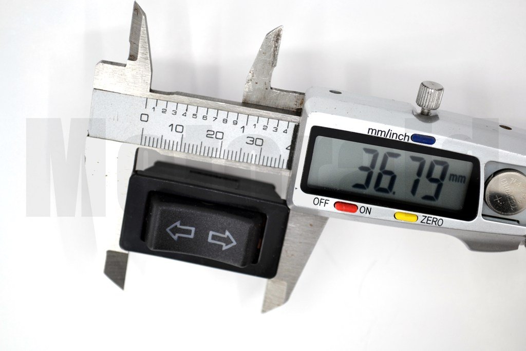 Picture of Oklu Cam Düğmesi Anahtarı Kırmızı Işıklı 5 Pinli Üniversal