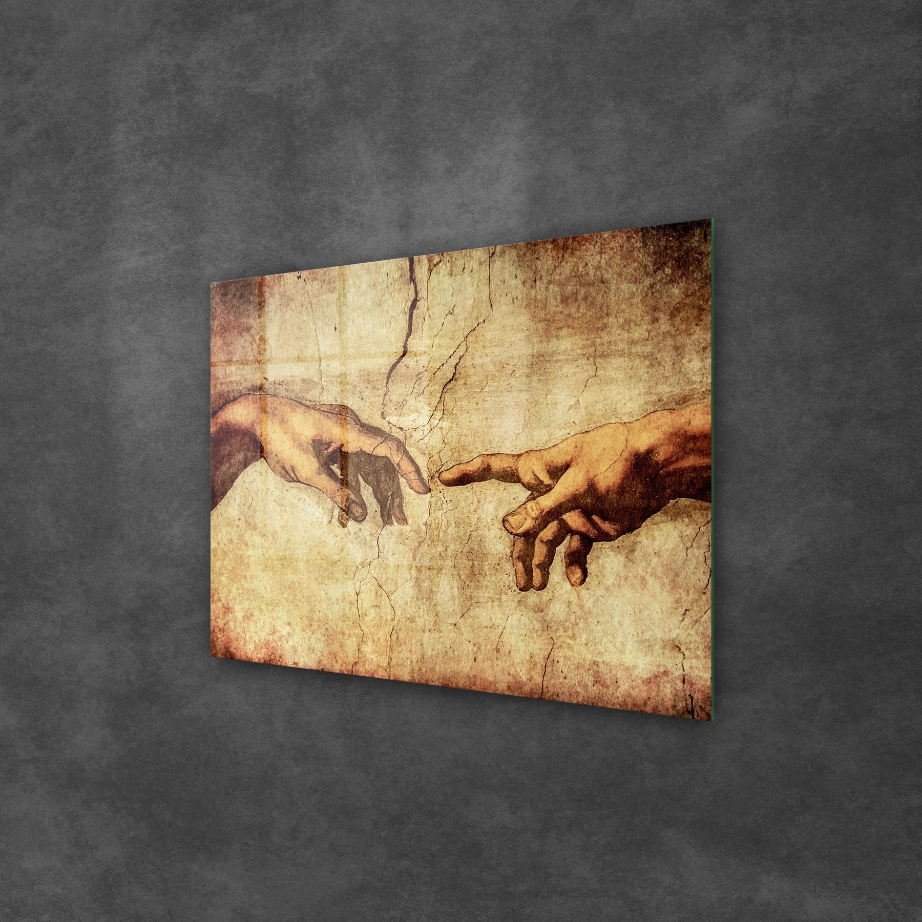 Picture of Decovetro Cam Tablo Touch of God 70x100 cm