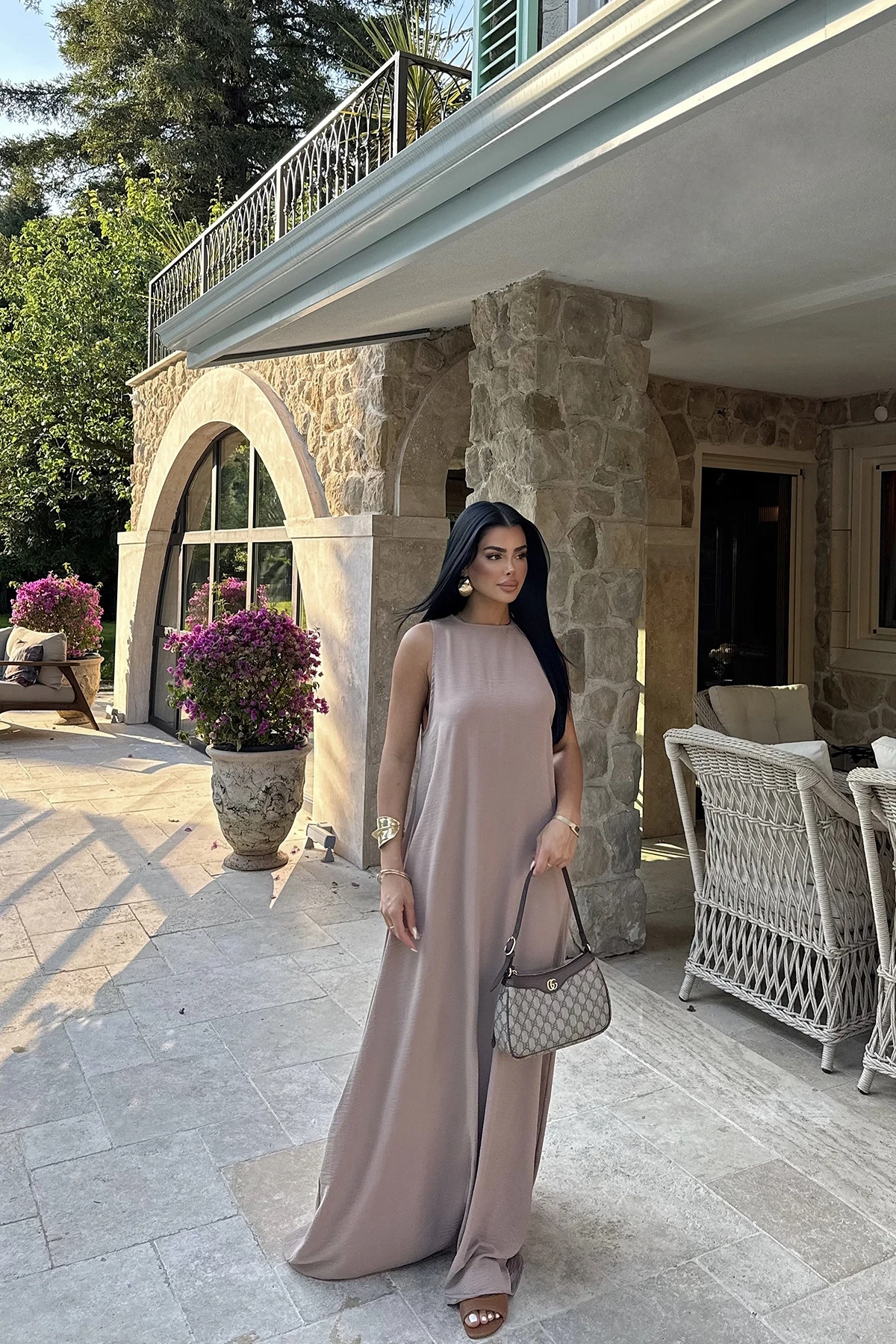 Picture of Mink Ilona Long Loose Dress