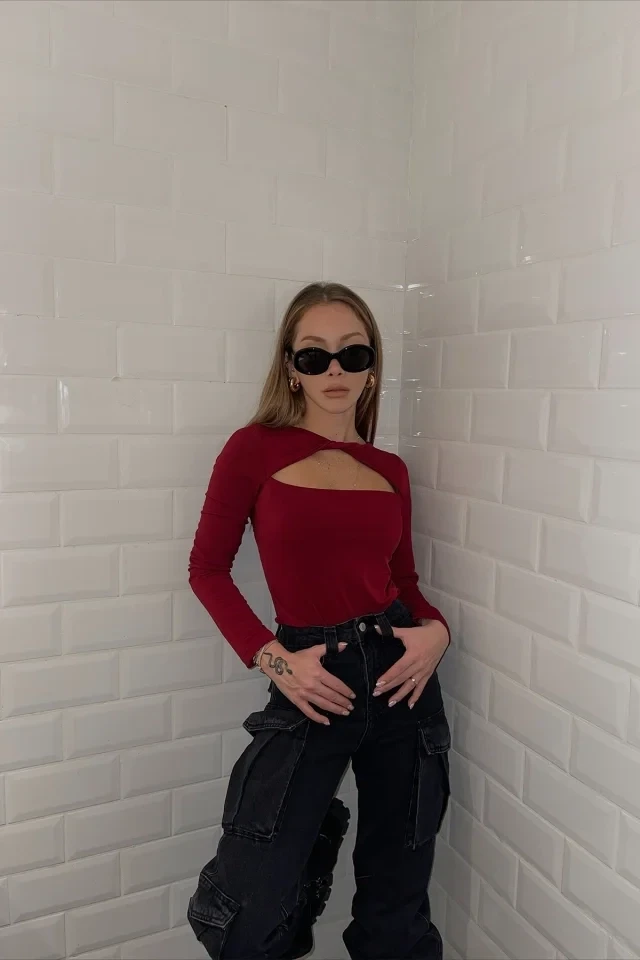 Picture of Bordeaux Window Detail Bodysuit