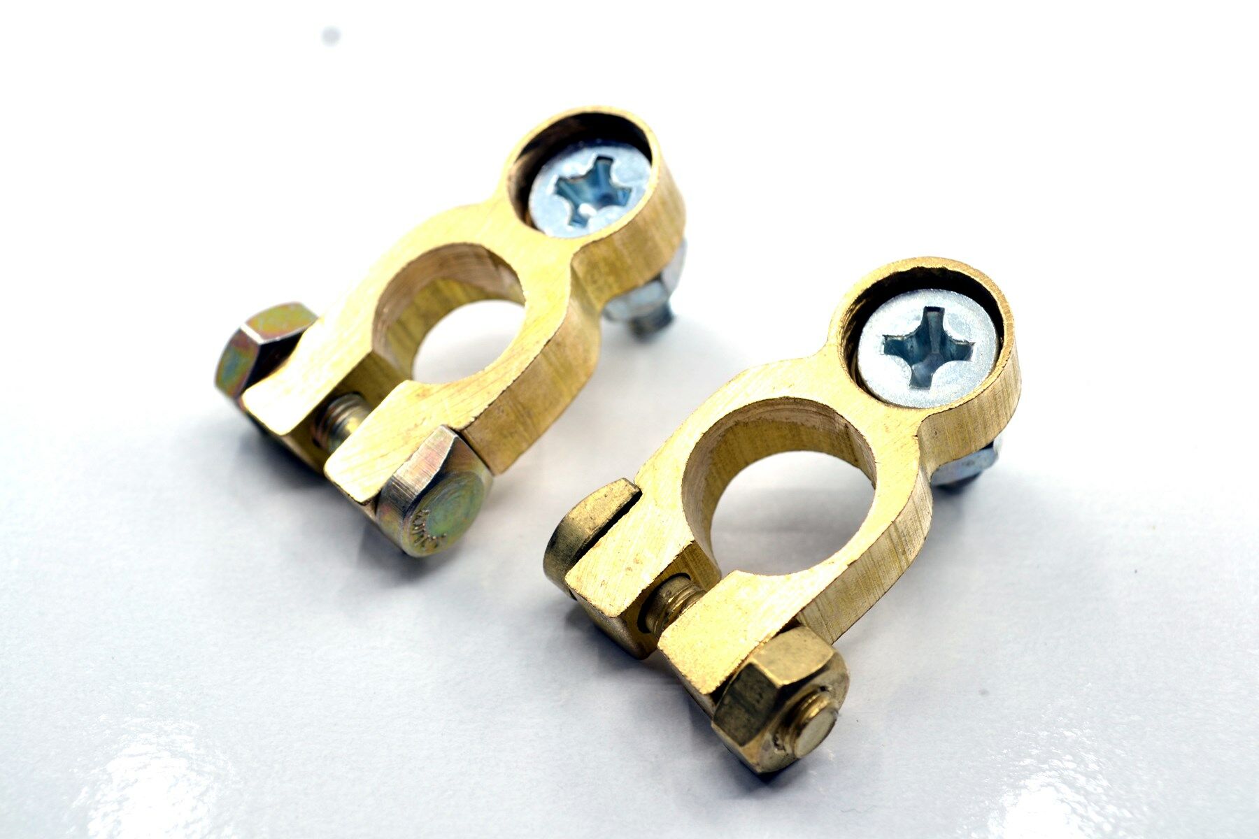 Picture of 1 Takım Civatalı Somunlu Ağır Hizmet Akü Kutup Başı Pirinç