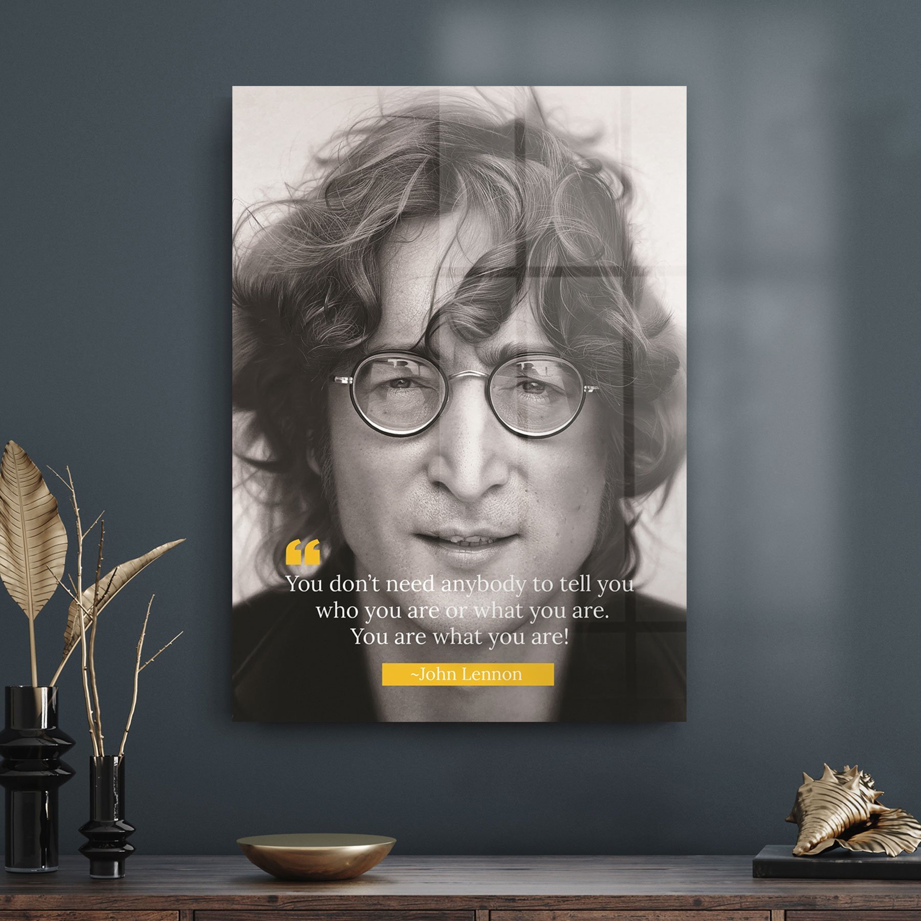 Picture of Decovetro Cam Tablo John Lennon 30x40 cm