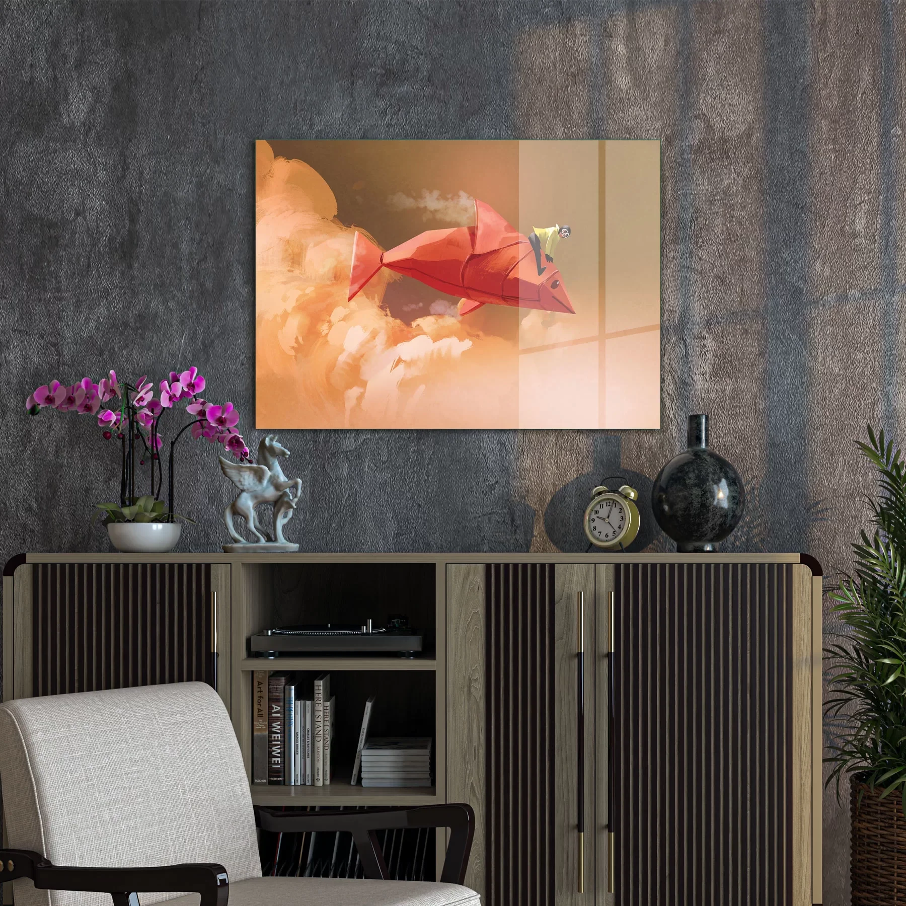 Picture of Decovetro Cam Tablo Flying Dreams 70x100 cm