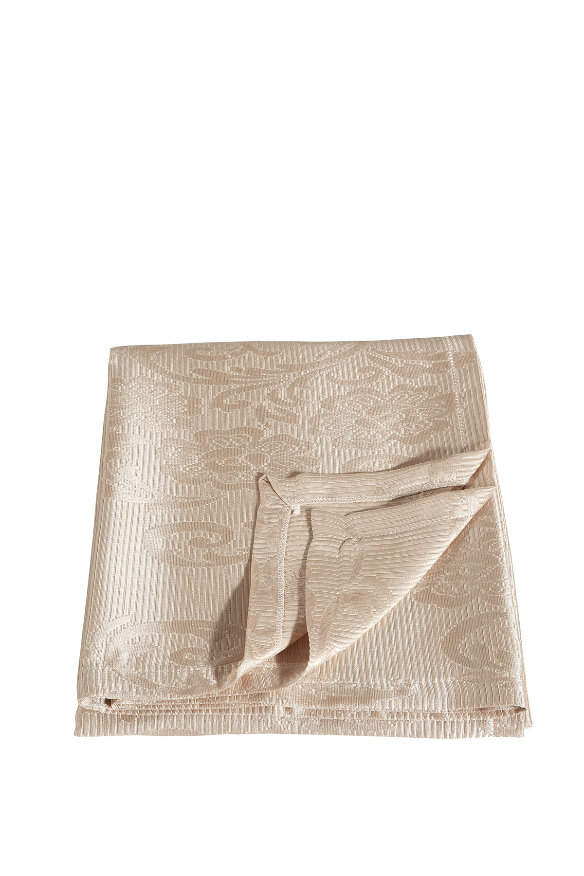 Picture of Çeyiz Diyarı Lale Çift Kişilik Yatak Örtüsü Cappucino