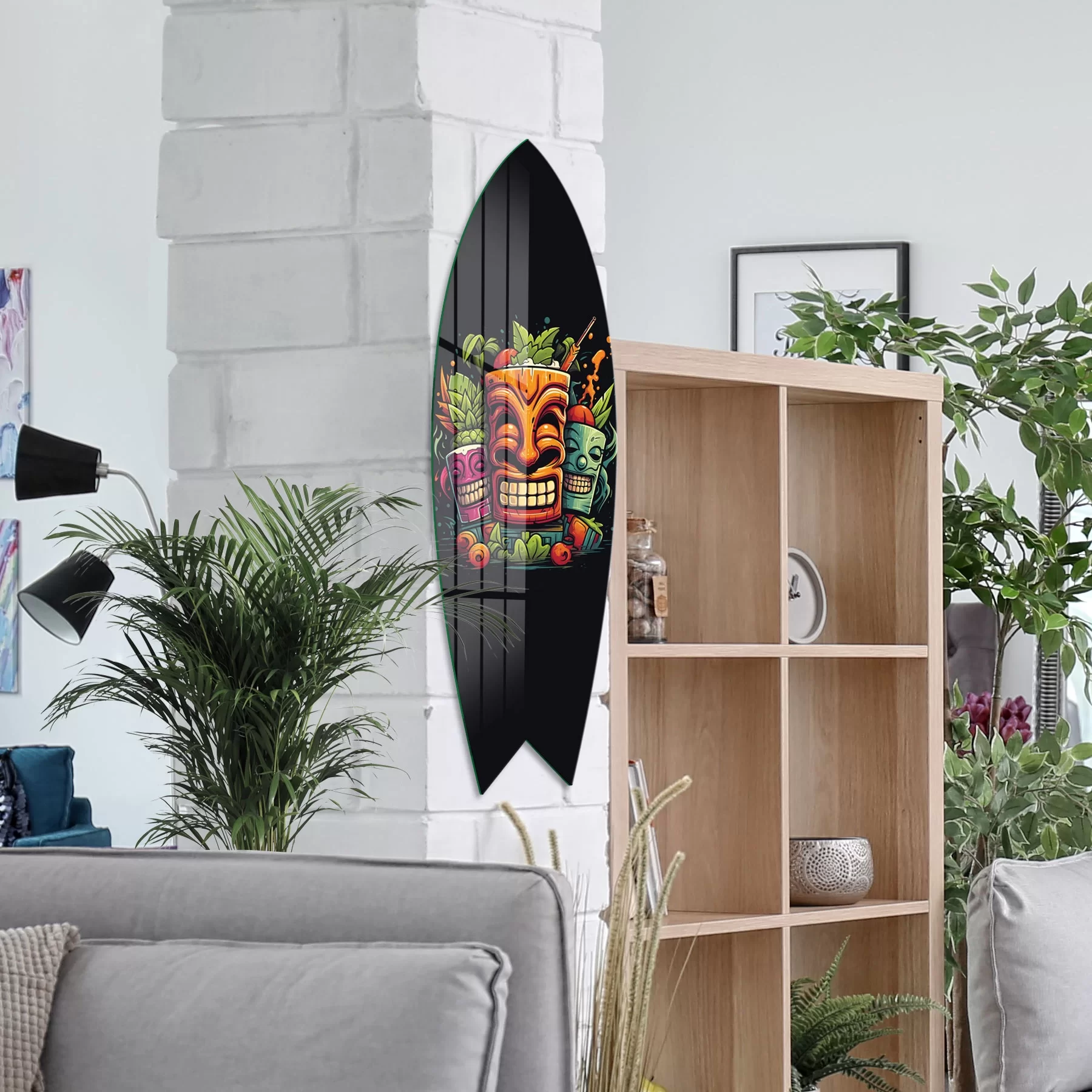 Picture of Decovetro ST 4032 Dekoratif Cam Sörf Tahtası 33x100 Cm