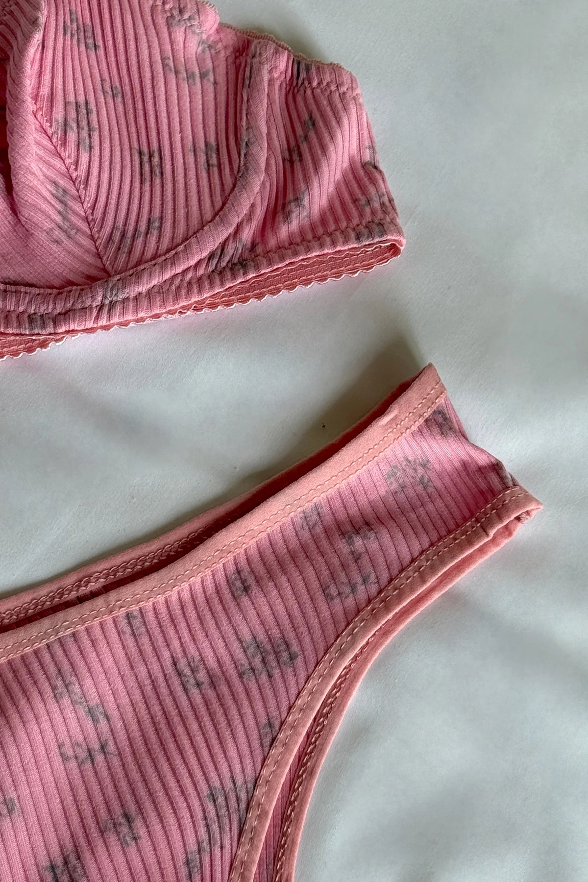 Picture of Pink Flower Pattern Underwear