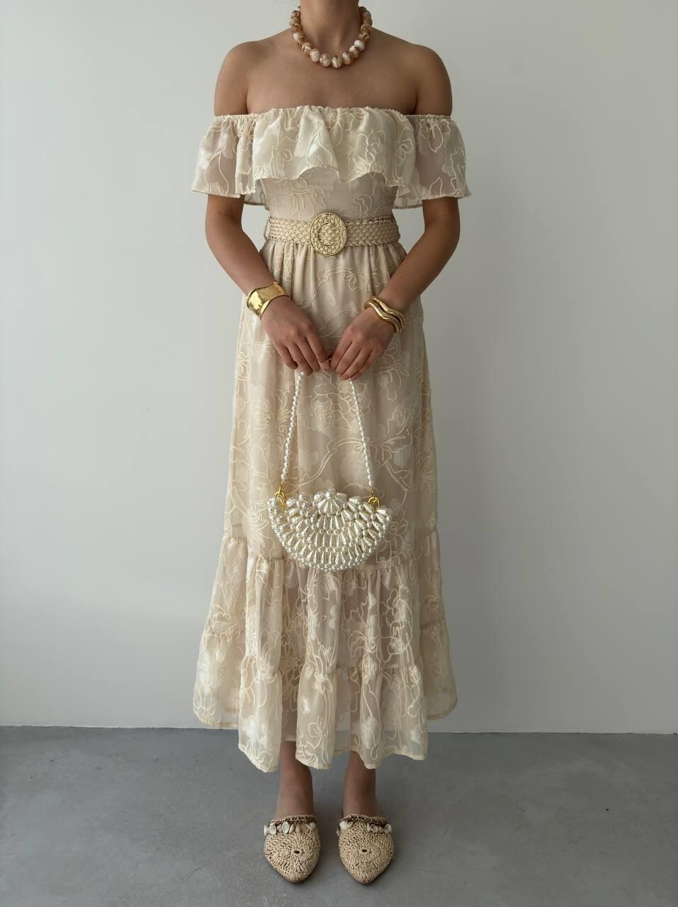 Picture of Reget Kemerli Elbise