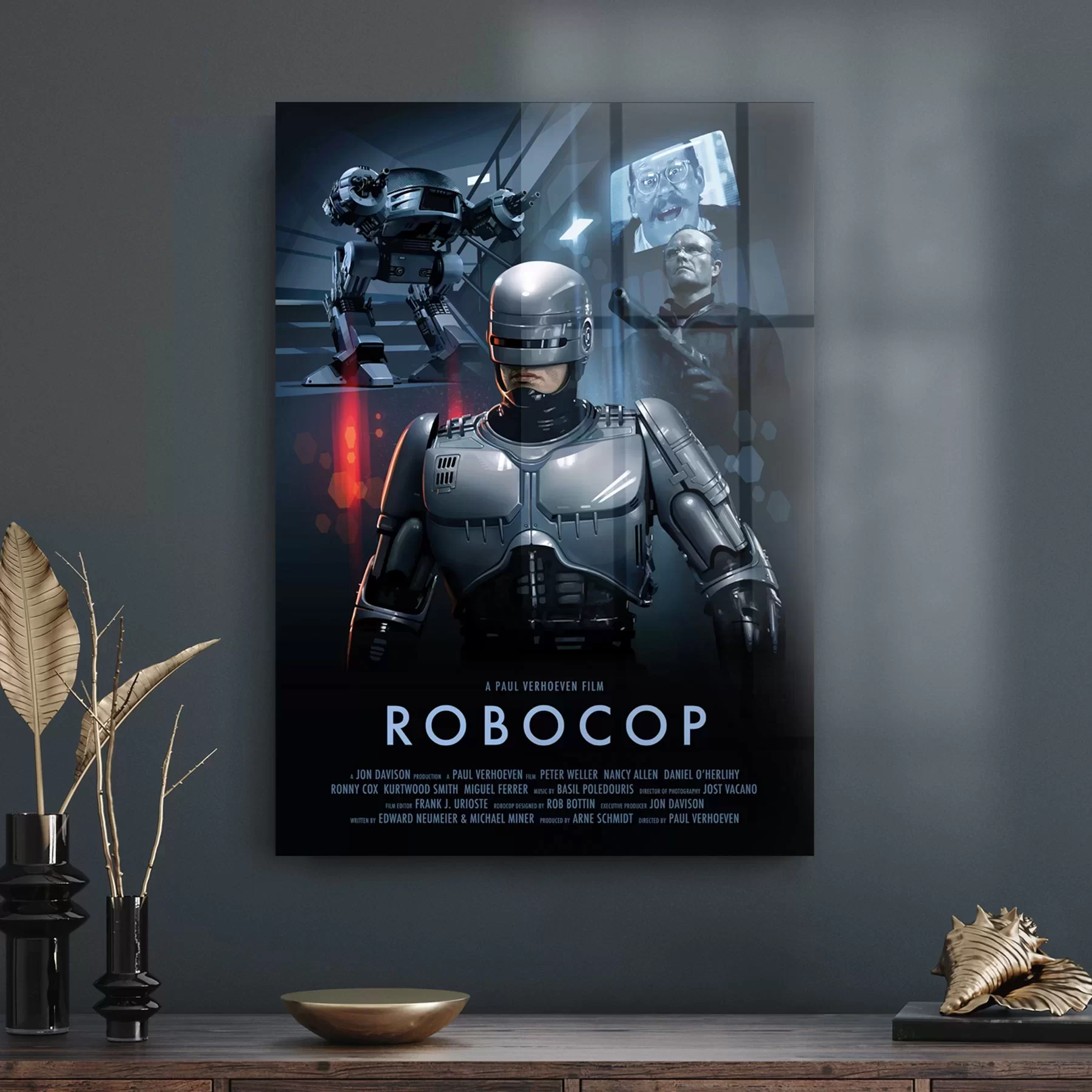 Picture of Decovetro Cam Tablo Robocop Film Afiş 30x40 cm