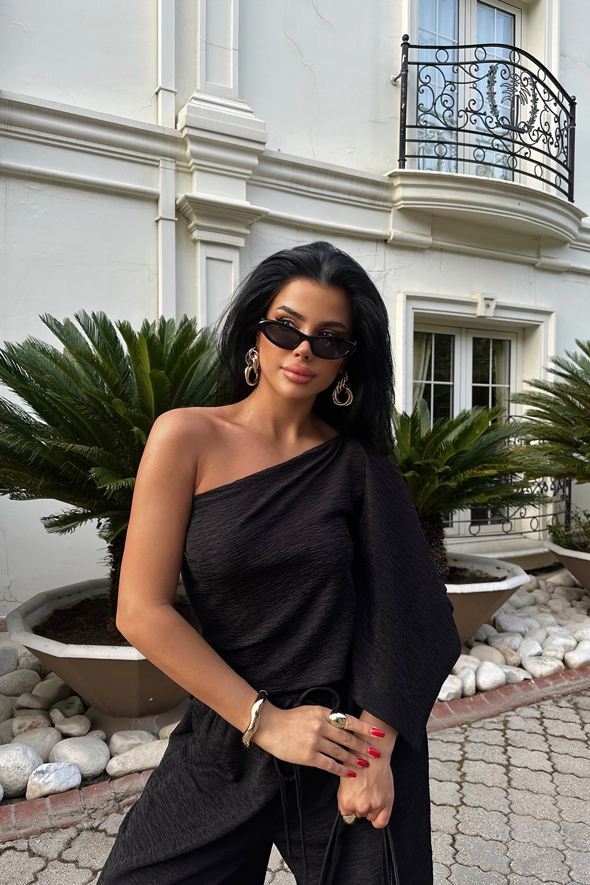 Picture of Black Solene Trouser Suit