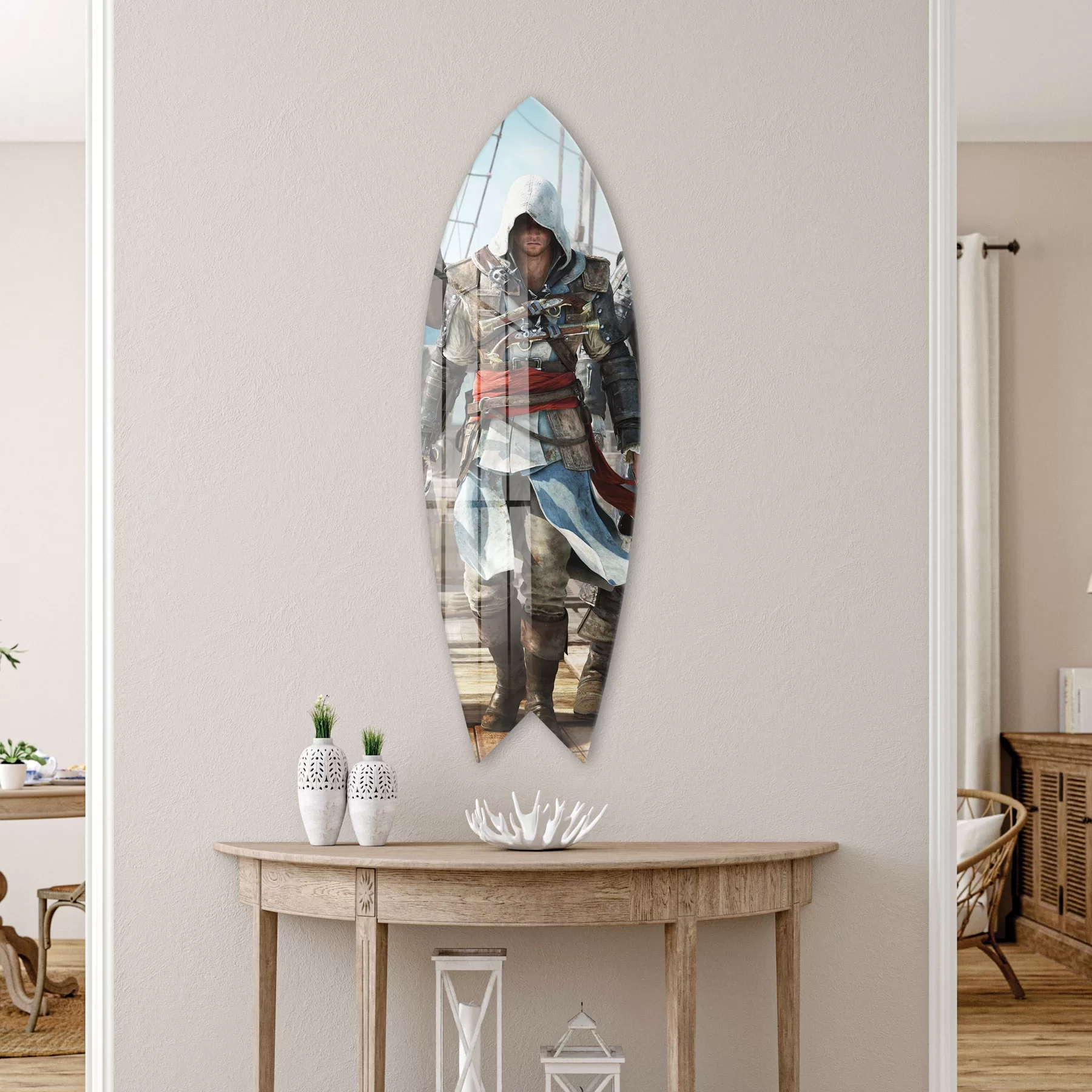 Picture of Decovetro ST 4106 Dekoratif Cam Sörf Tahtası 33x100 Cm