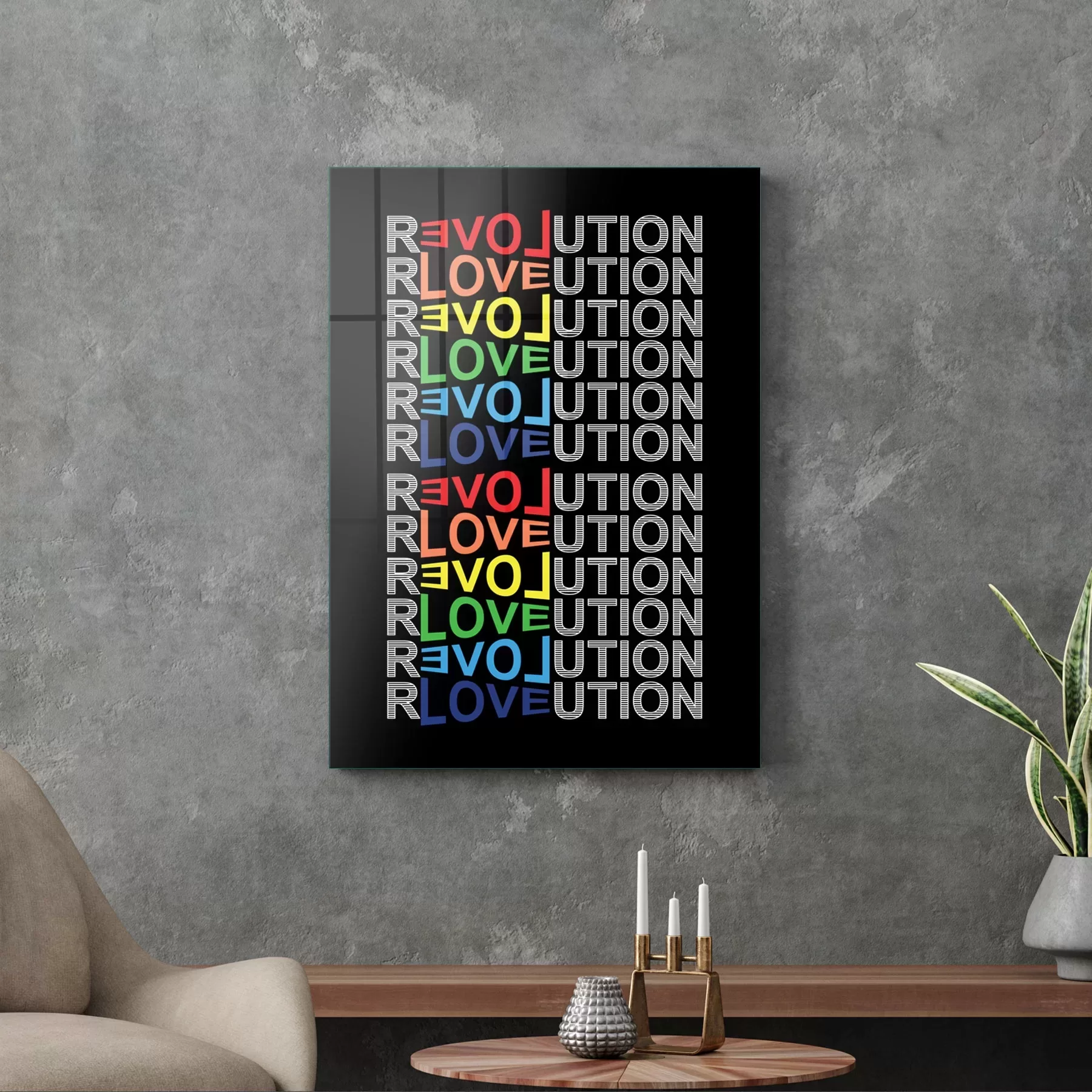 Picture of Decovetro Cam Tablo Revolution 30x40 cm