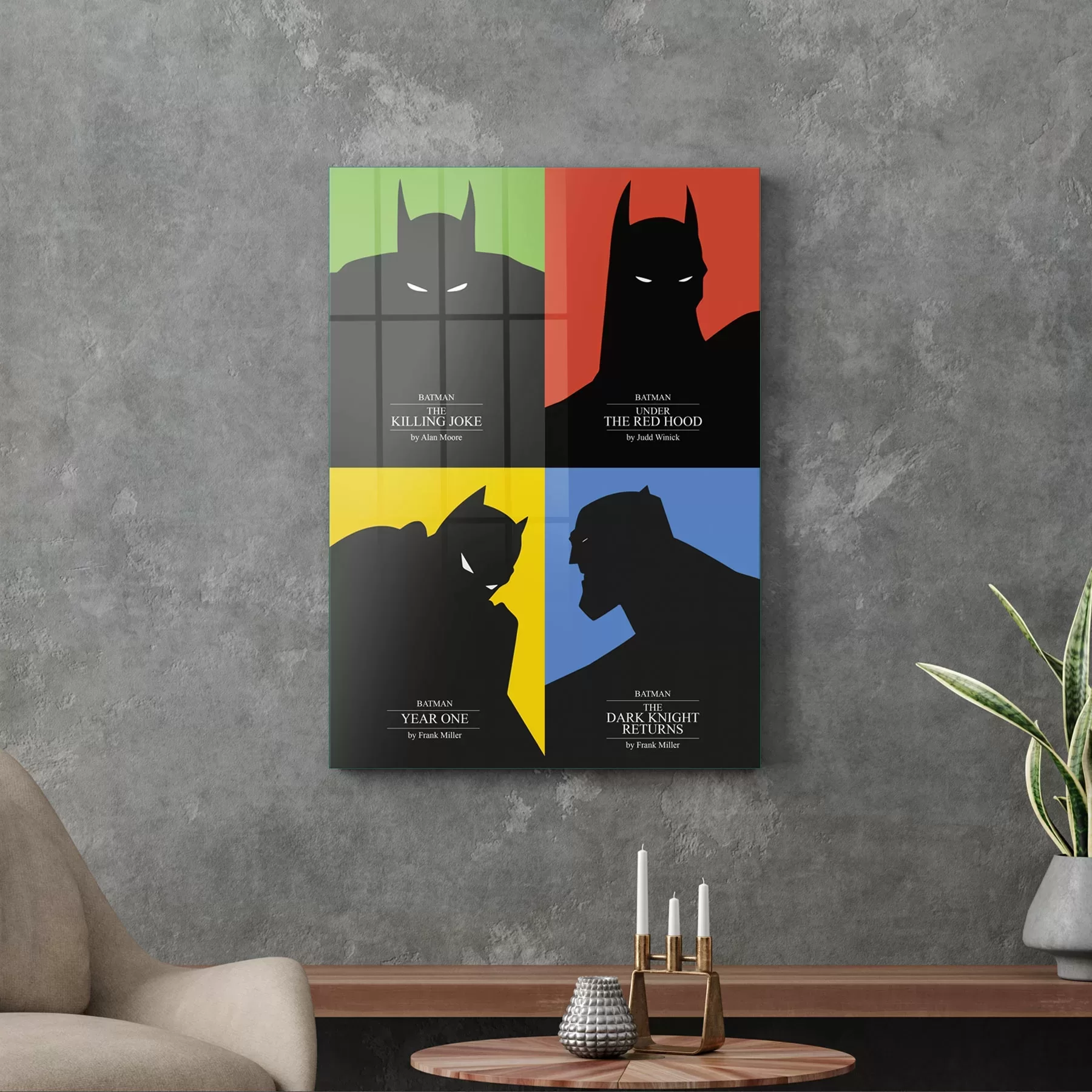 Picture of Decovetro Cam Tablo Batman History 50x70 cm