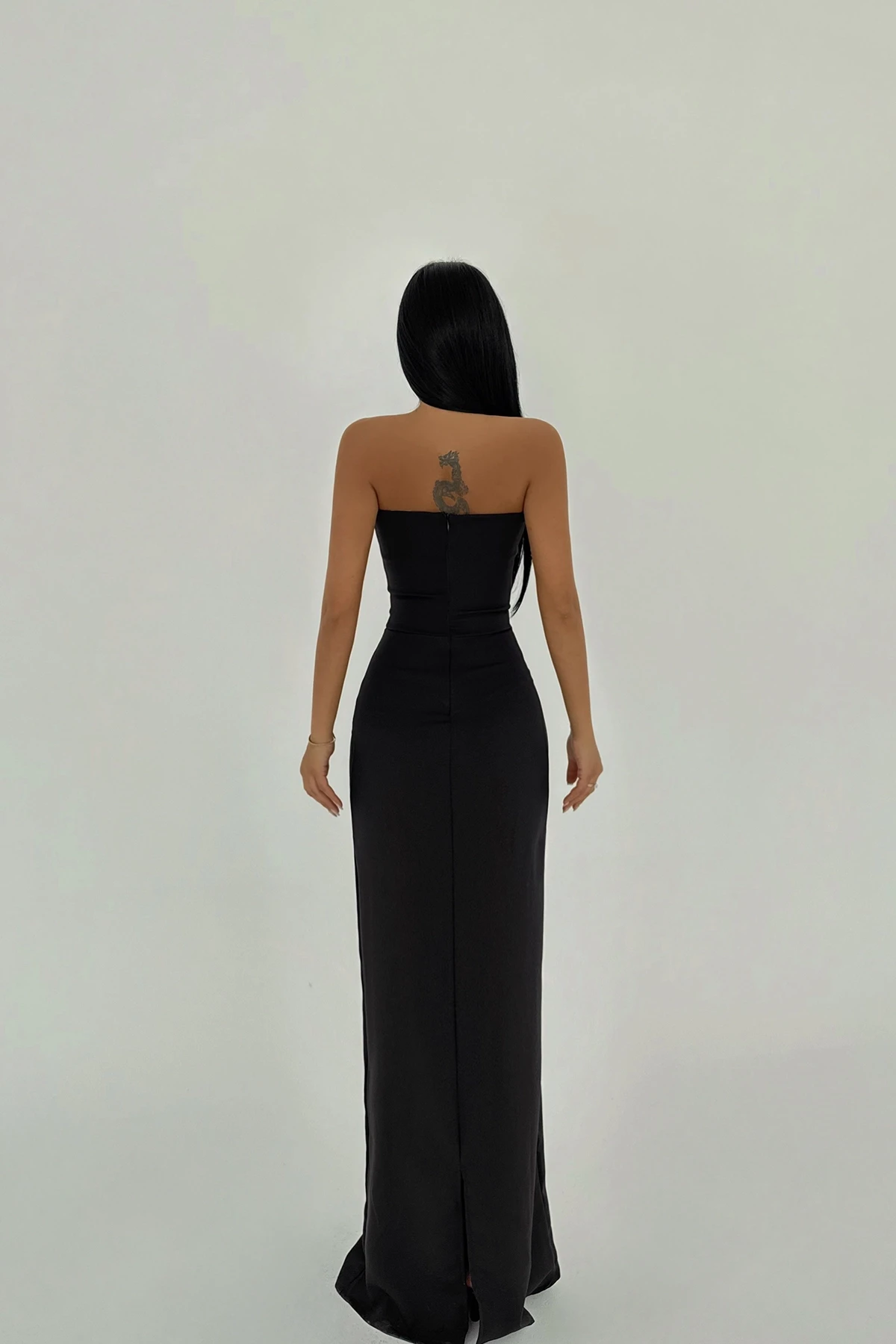 Picture of Black Arco Bow Detail Dress