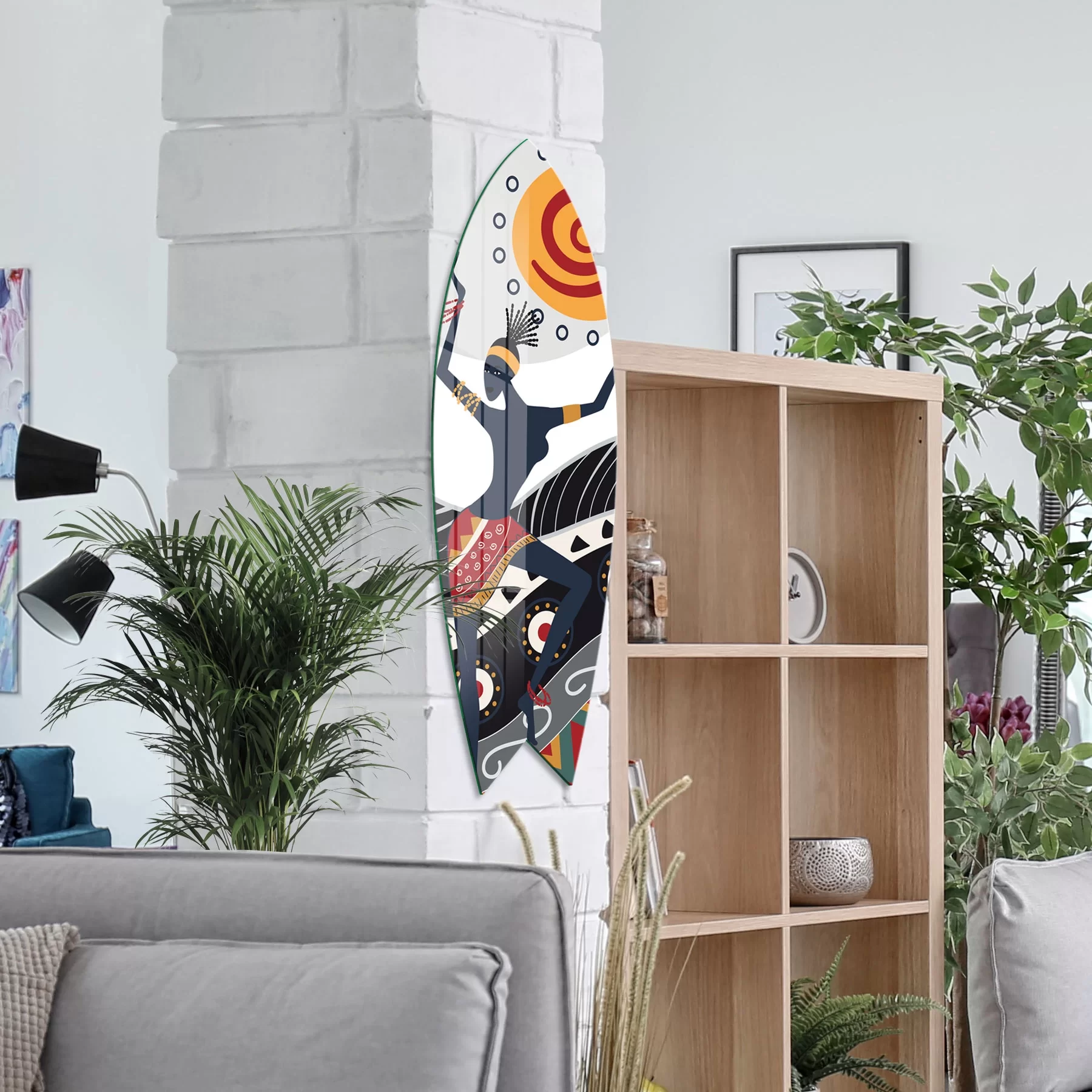 Picture of Decovetro ST 4016 Dekoratif Cam Sörf Tahtası 33x100 Cm