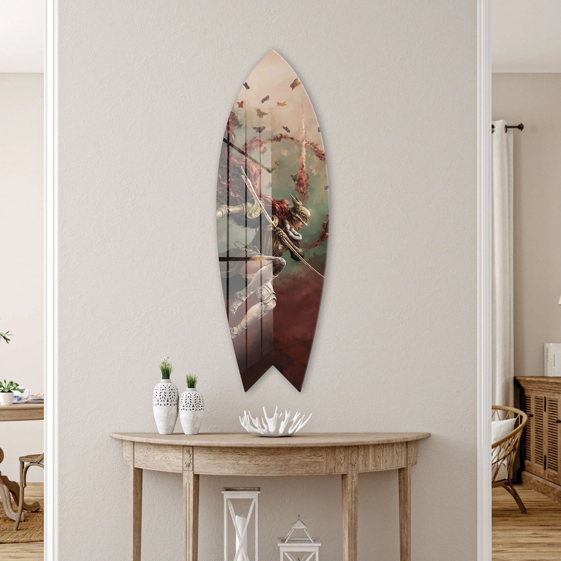 Picture of Decovetro ST 4112 Dekoratif Cam Sörf Tahtası 33x100 Cm