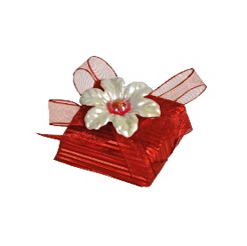 Picture of GIANDUJA FILLED MILK CHOCOLATE RED 1,8Kg