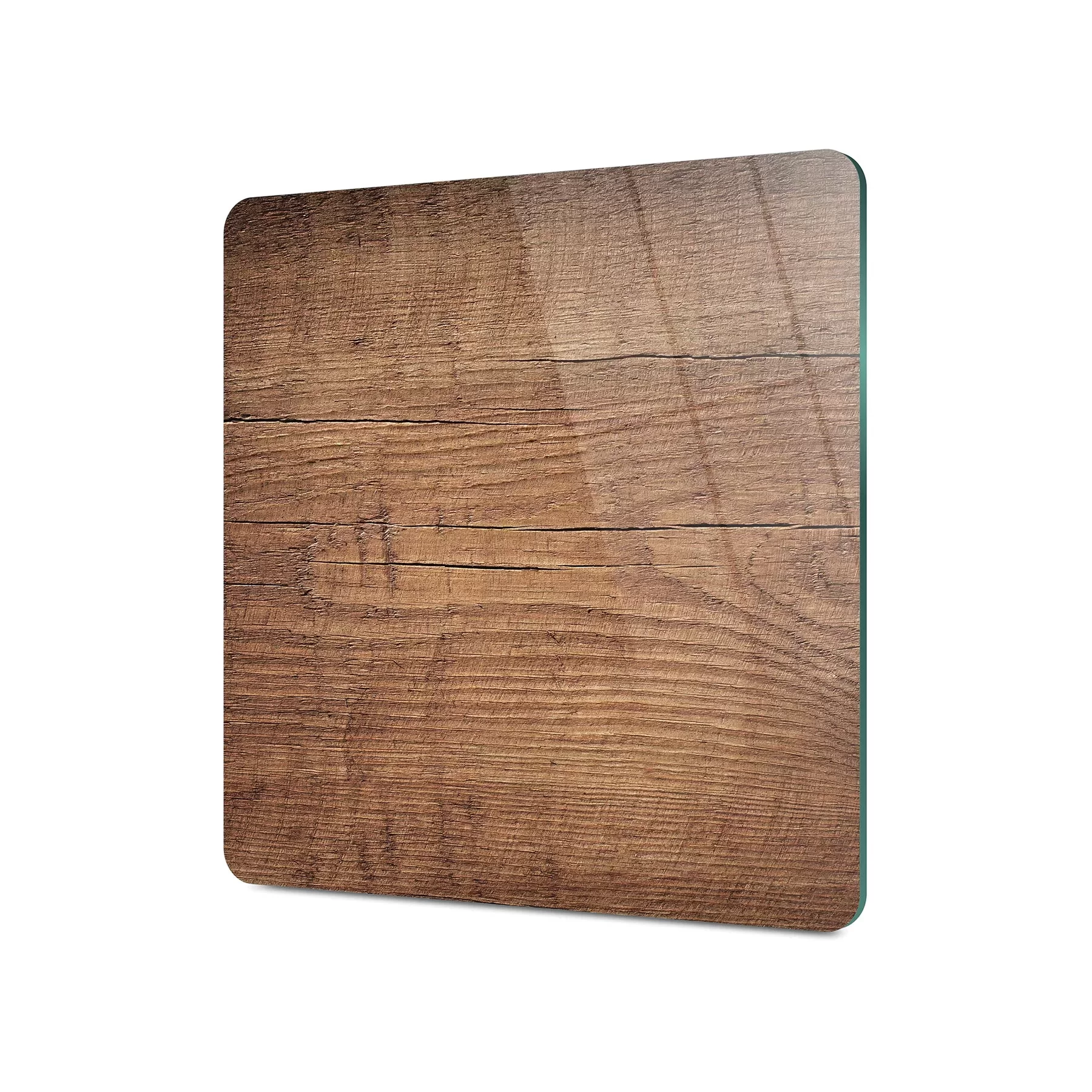 Picture of Decovetro Cam Kesme Tahtası ve Sunumluk Kare Eski Ahşap Desenli 30x30 Cm