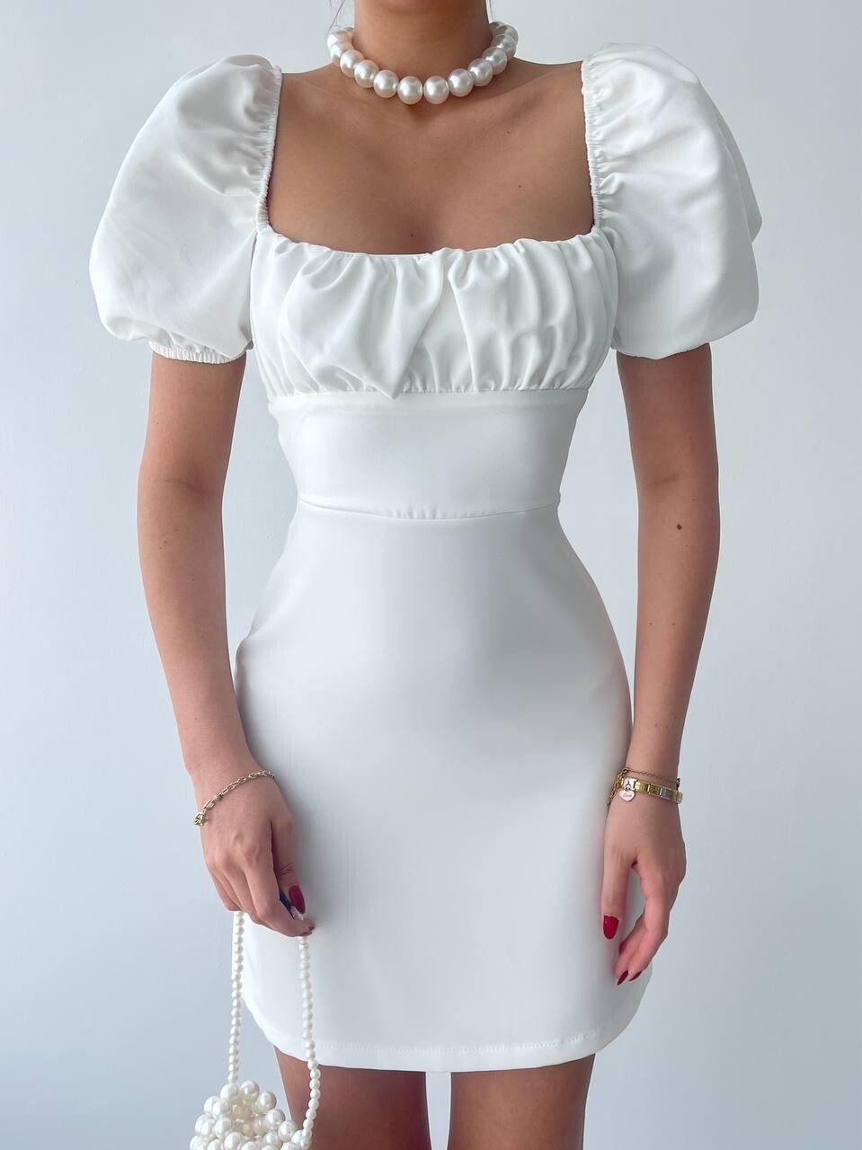 Picture of Hessen Sırt Dekolteli Elbise