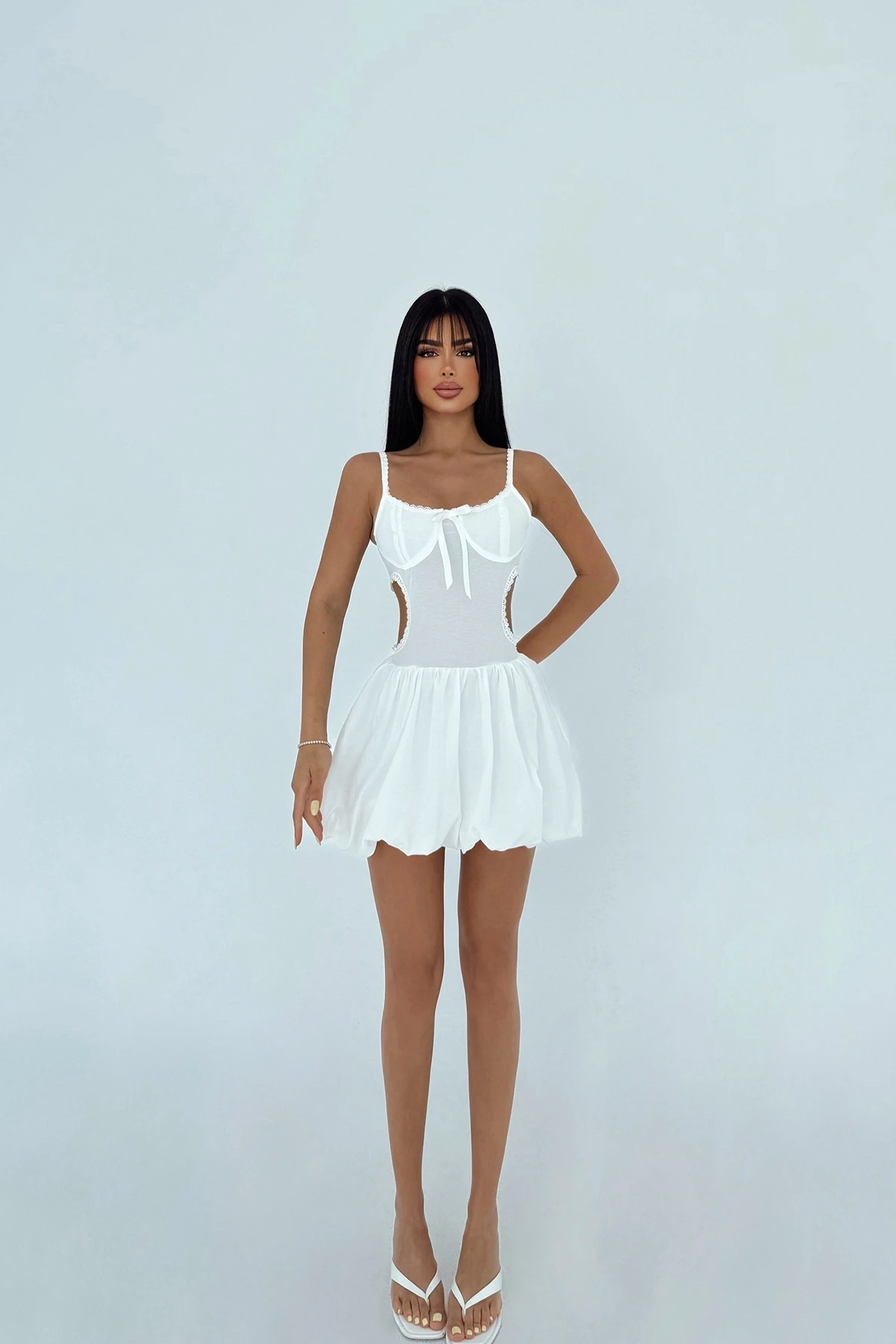 Picture of White Strap Mini Dress