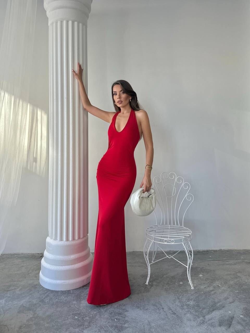 Picture of Maxi halter elbise