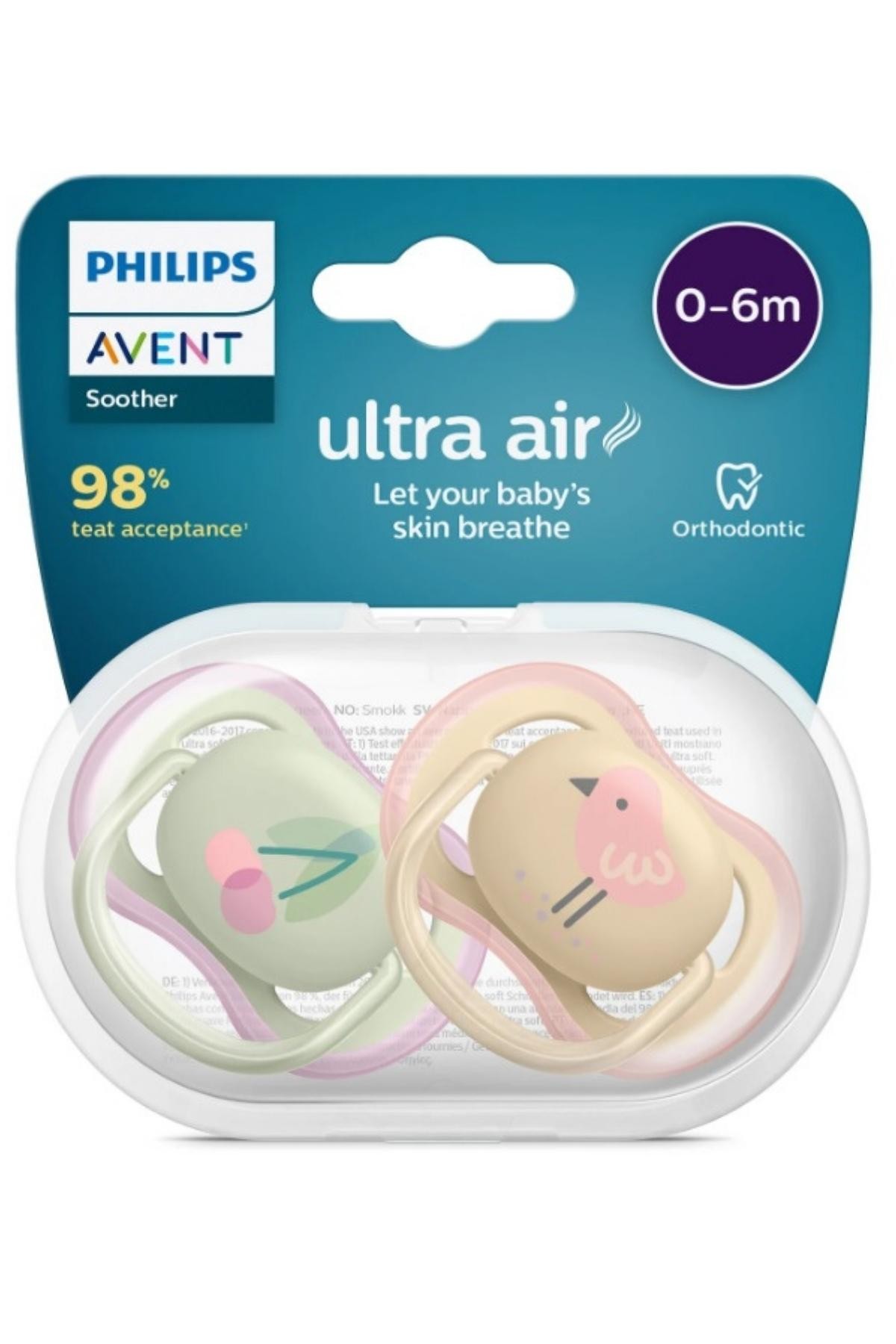 Picture of İkinci Şans - Philips Avent Ultra Air Emzik 0-6 Ay 2'li Kız