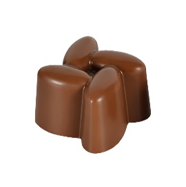 Picture of MESH - PISTACHIO CREAM FILLED MILK CHOCOLATE 2,4Kg