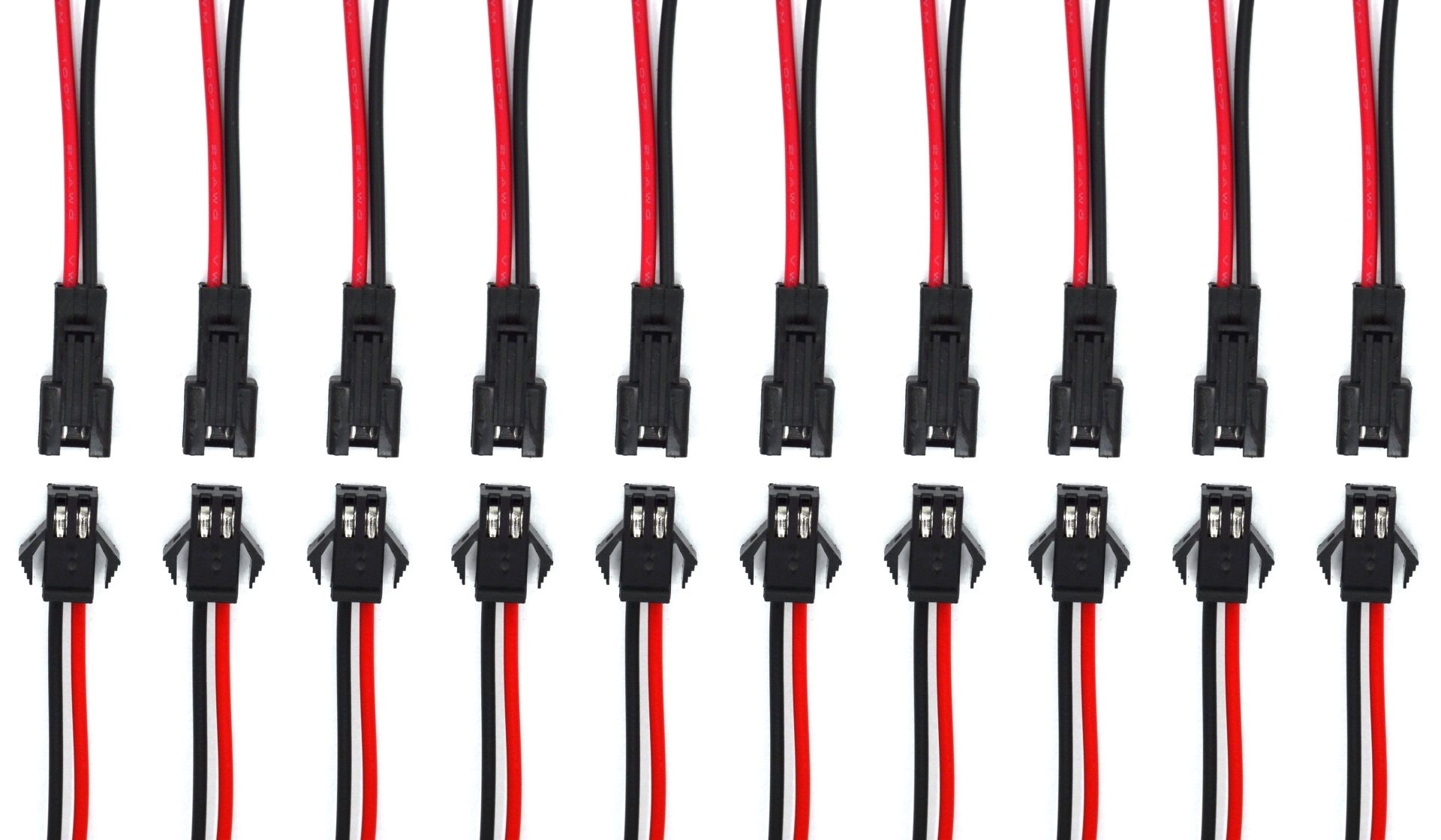 Picture of 1 Takım 2 Pin 20cm Kablolu JST LED Konnektör Elektrik Soketi MT-ES02