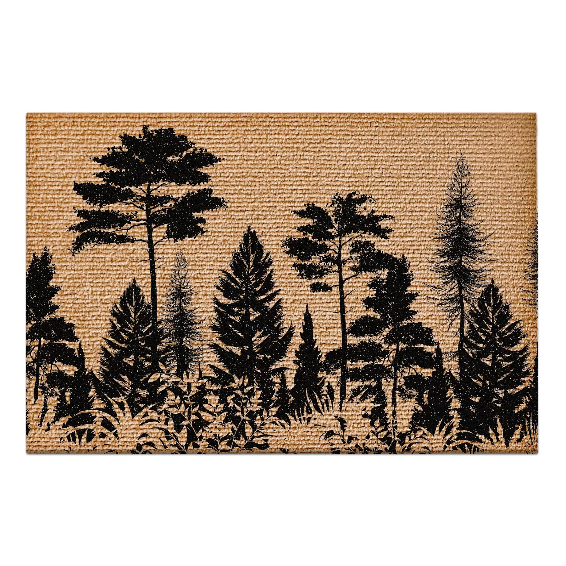 Picture of Decovetro Orman Desenli Kapı Önü Halı Paspas 40 x 60 Cm