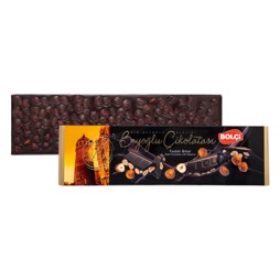 Picture of DARK CHOCOLATE WHOLE HAZELNUT TABLET 300g