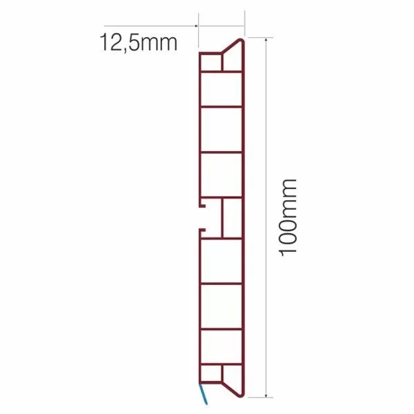 Picture of PLASTİK BAZA PROFİLLERİ 100 - 120 - 150 MM