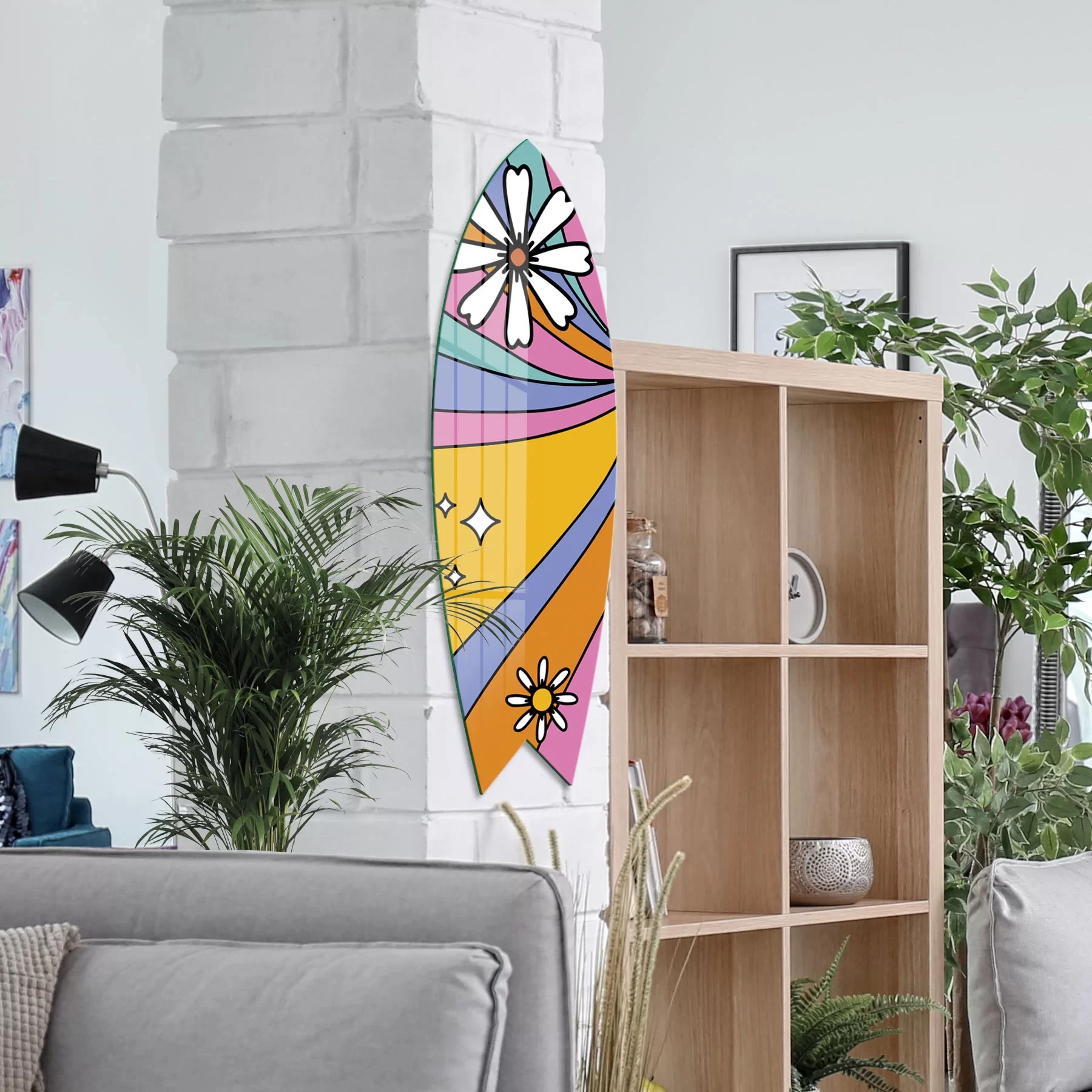 Picture of Decovetro ST 4064 Dekoratif Cam Sörf Tahtası 33x100 Cm