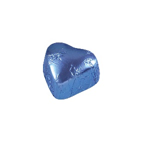 Picture of HEART - HAZELNUT GIANDUJA FILLED MILK CHOCOLATE BLUE 2,4Kg