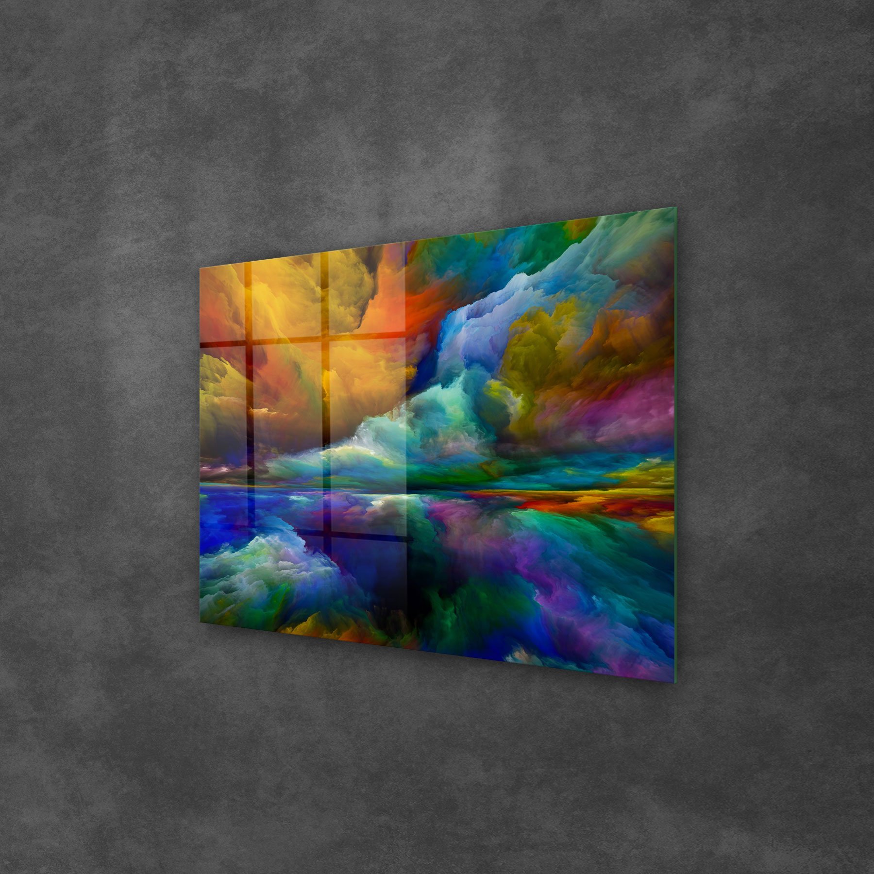 Picture of Decovetro Cam Tablo Colourful Clouds 50x70 cm