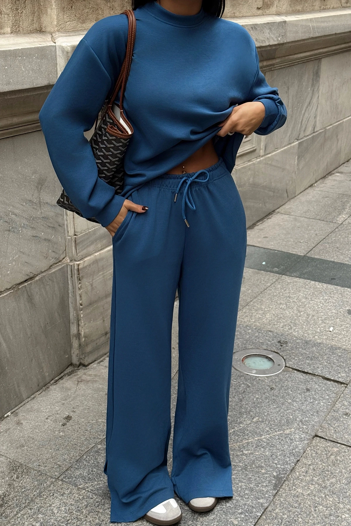 Picture of Indigo Trousers Set