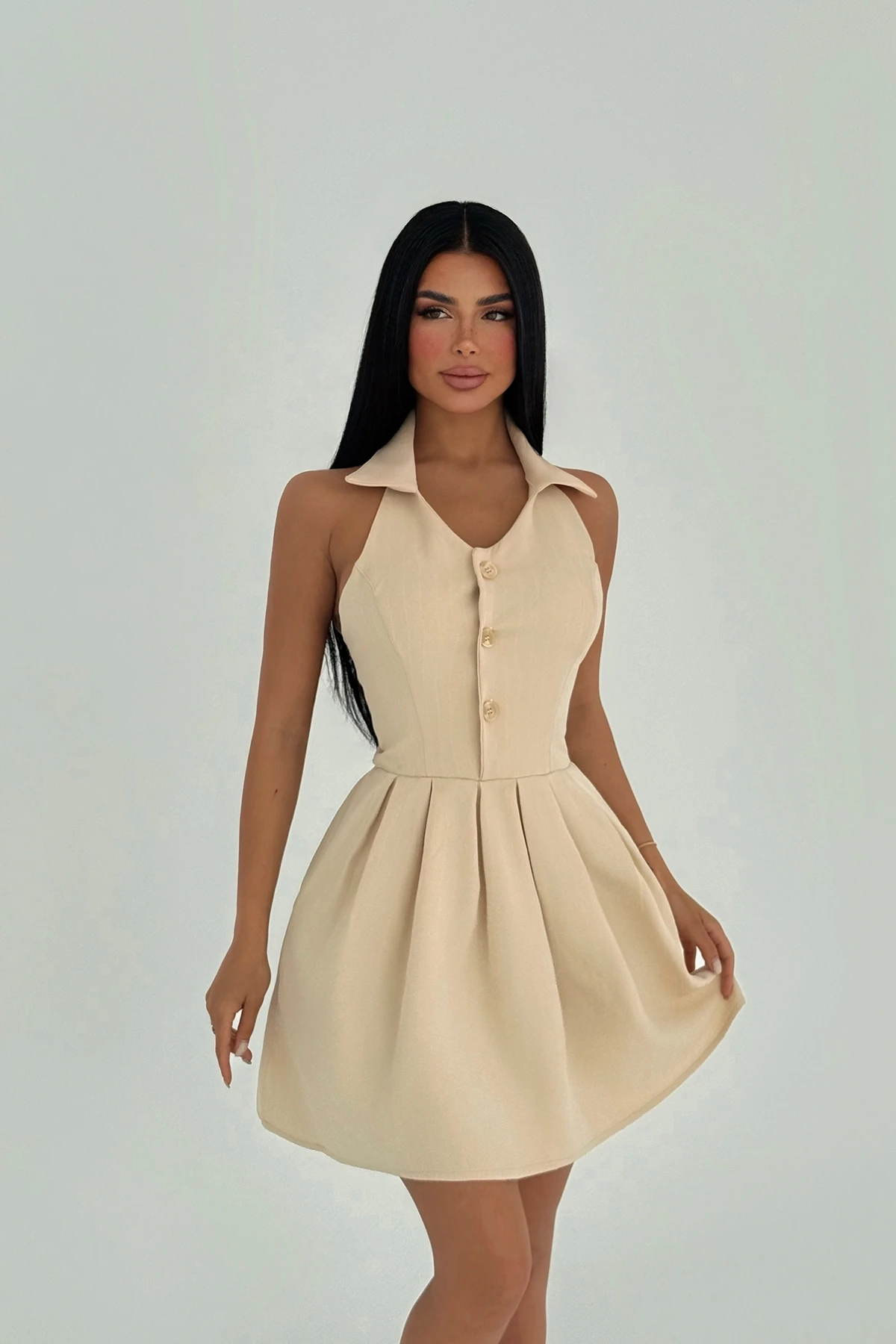 Picture of Cream Tania Dress