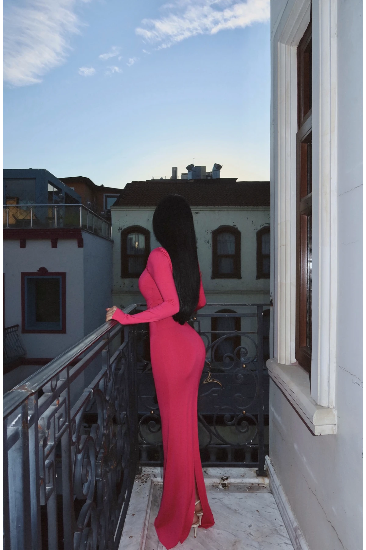 Picture of Fuchsia Hattie Long Dress