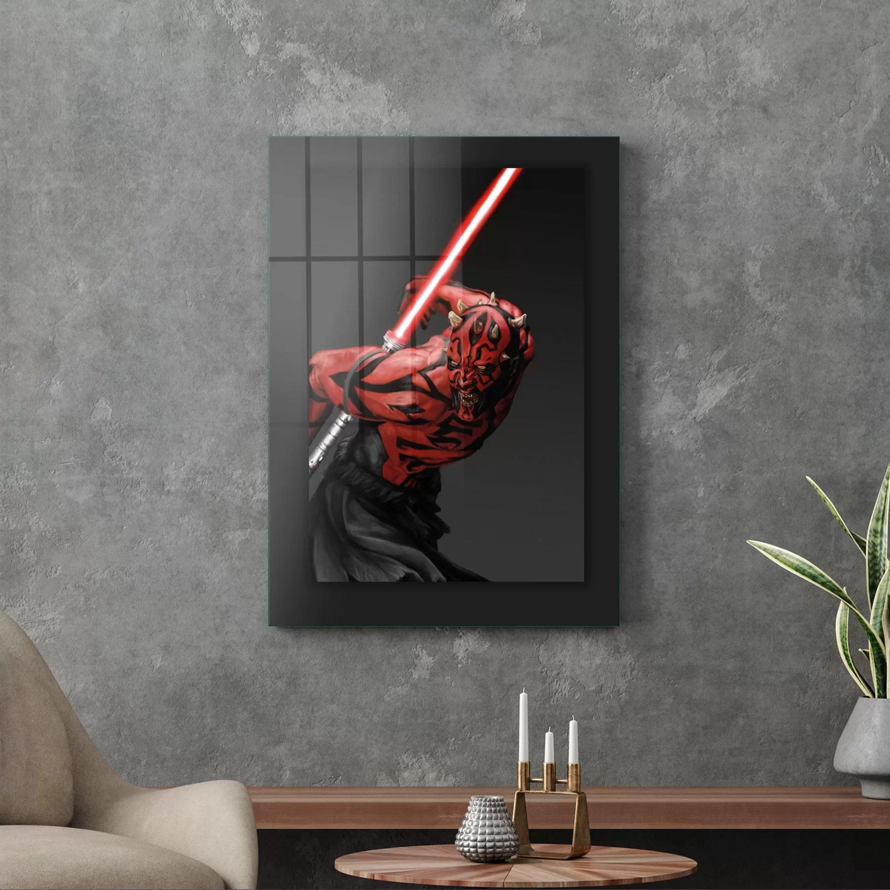 Picture of Decovetro Cam Tablo Star Wars Darth Maul 30x40 cm