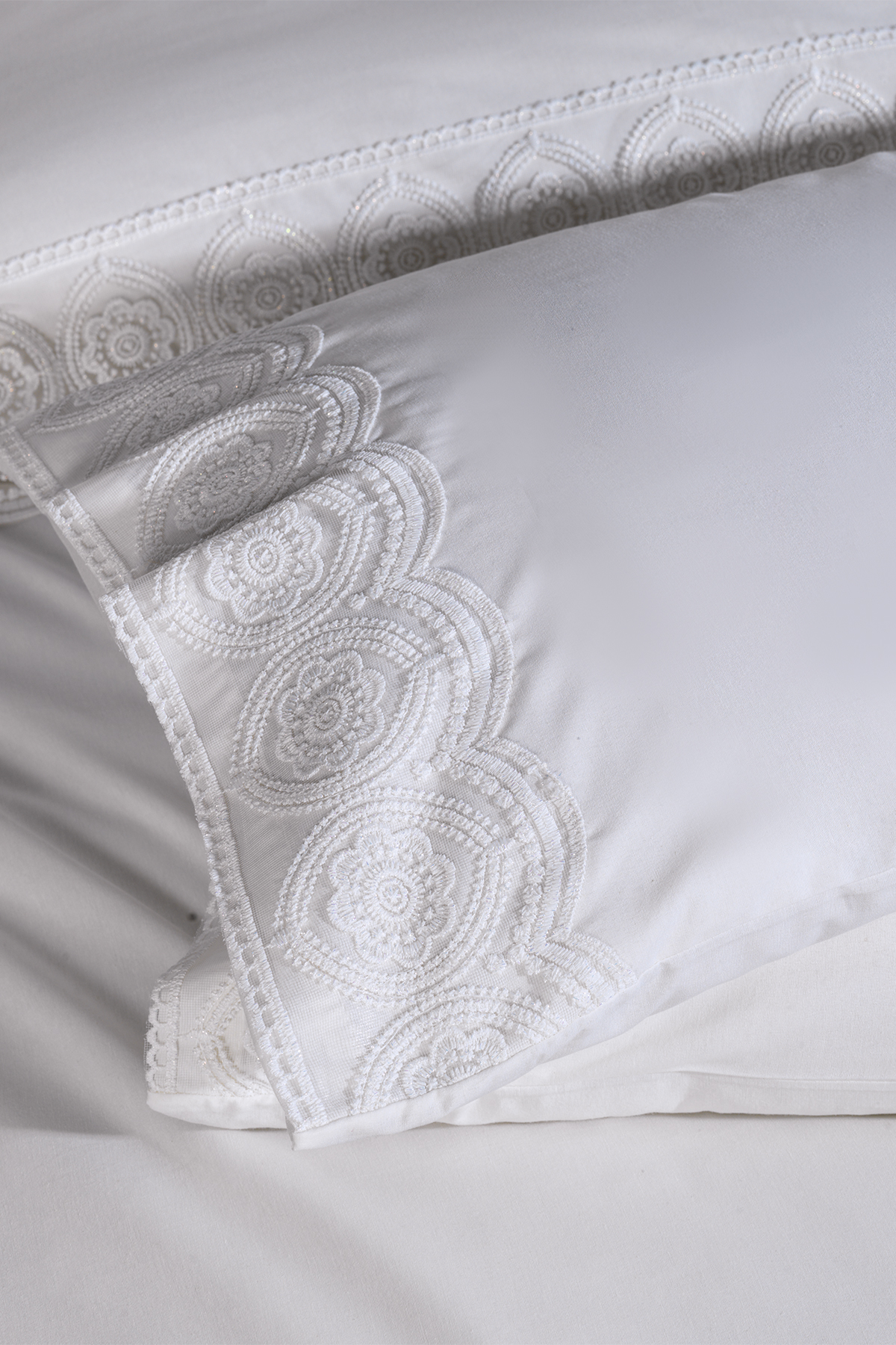 Picture of Fransız Dantelli Ceylin Çeyizlik Nevresim Takımı Krem