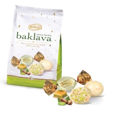 Picture of BAKLAVA SPRINKLED WHITE CHOCOLATE 120g