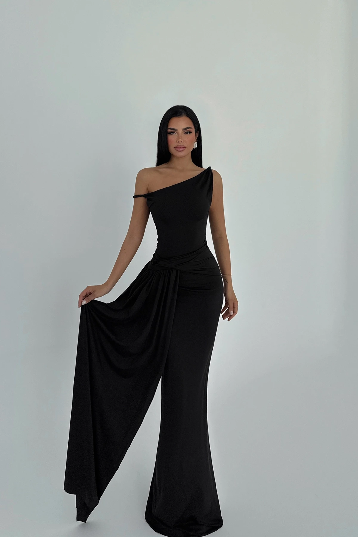 Picture of Black Strap Long Dress