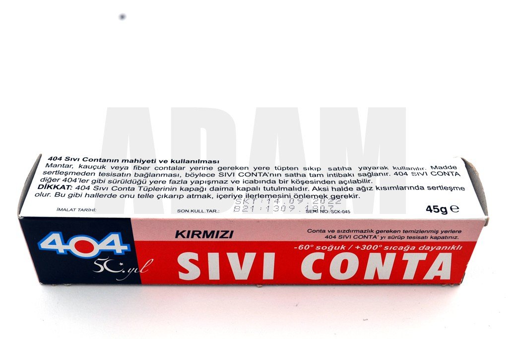 Picture of Kırmızı Sıvı Conta 45Gr Tüp +300C°