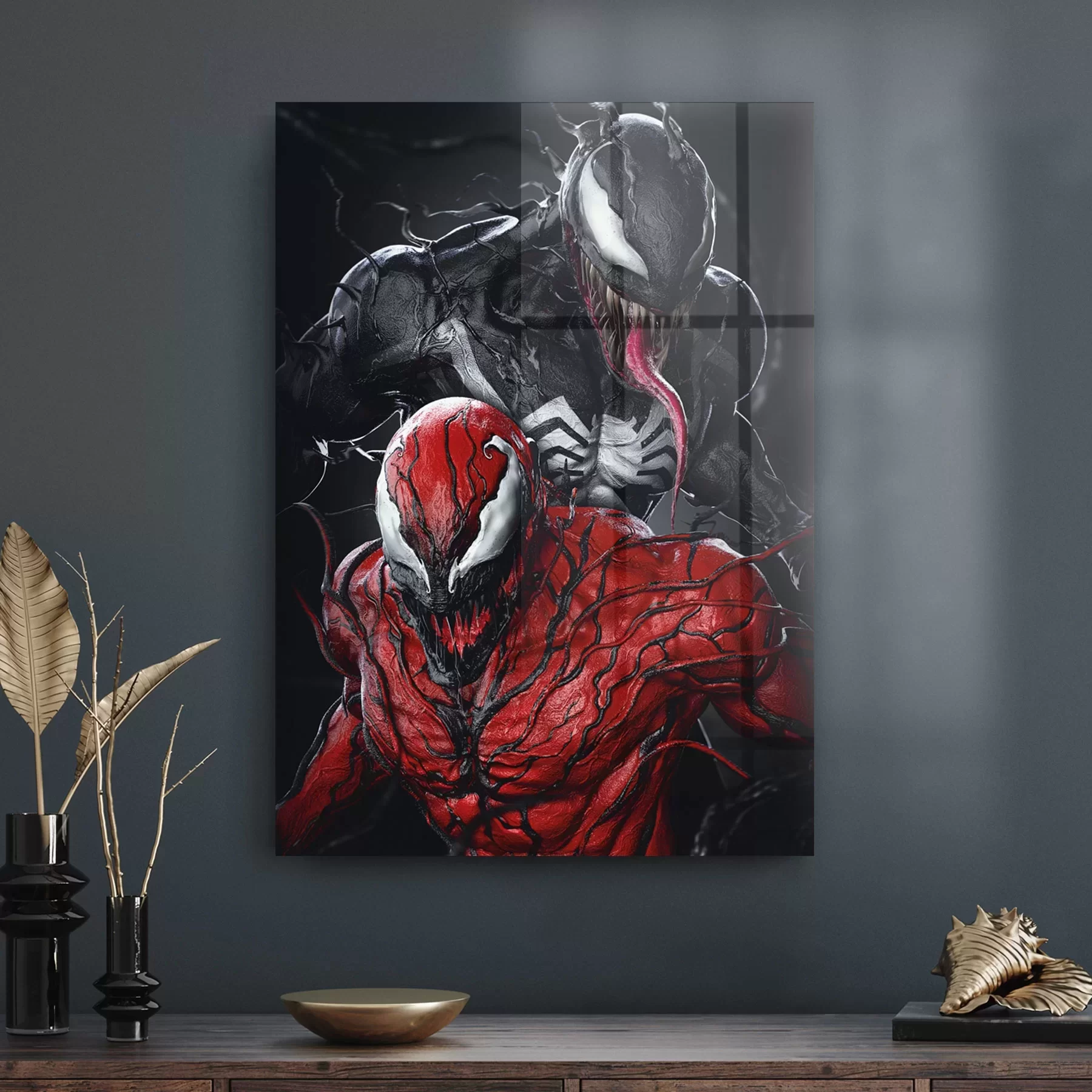 Picture of Decovetro Cam Tablo Venom Vs Carnage 30x40 cm