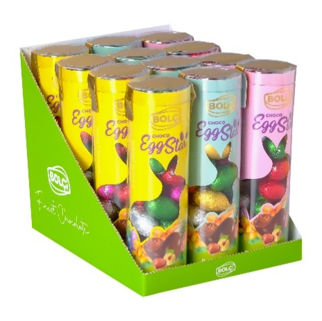 Picture of HAZELNUT GIANDUJA FILLED MILK CHOCOLATE EGGS 180g