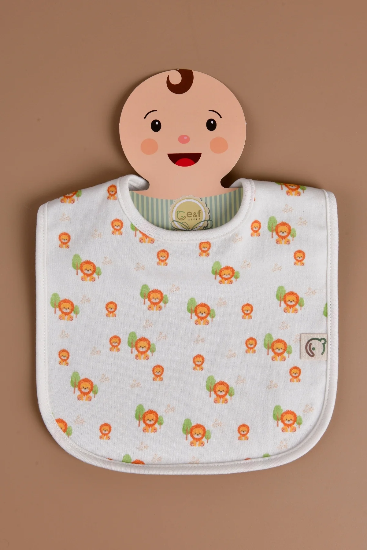 Picture of Erkek Bebek 3'lü Sıvı Geçirmez Mama Önlüğü Seti