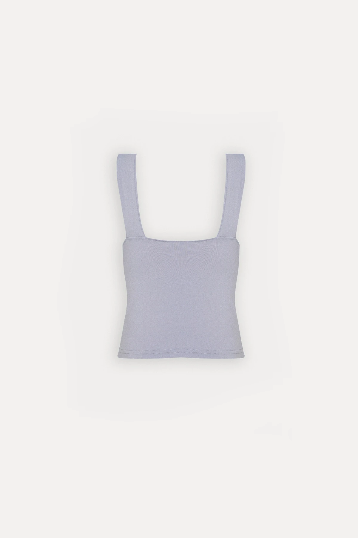 Picture of Gray Rose Detail Crop Top