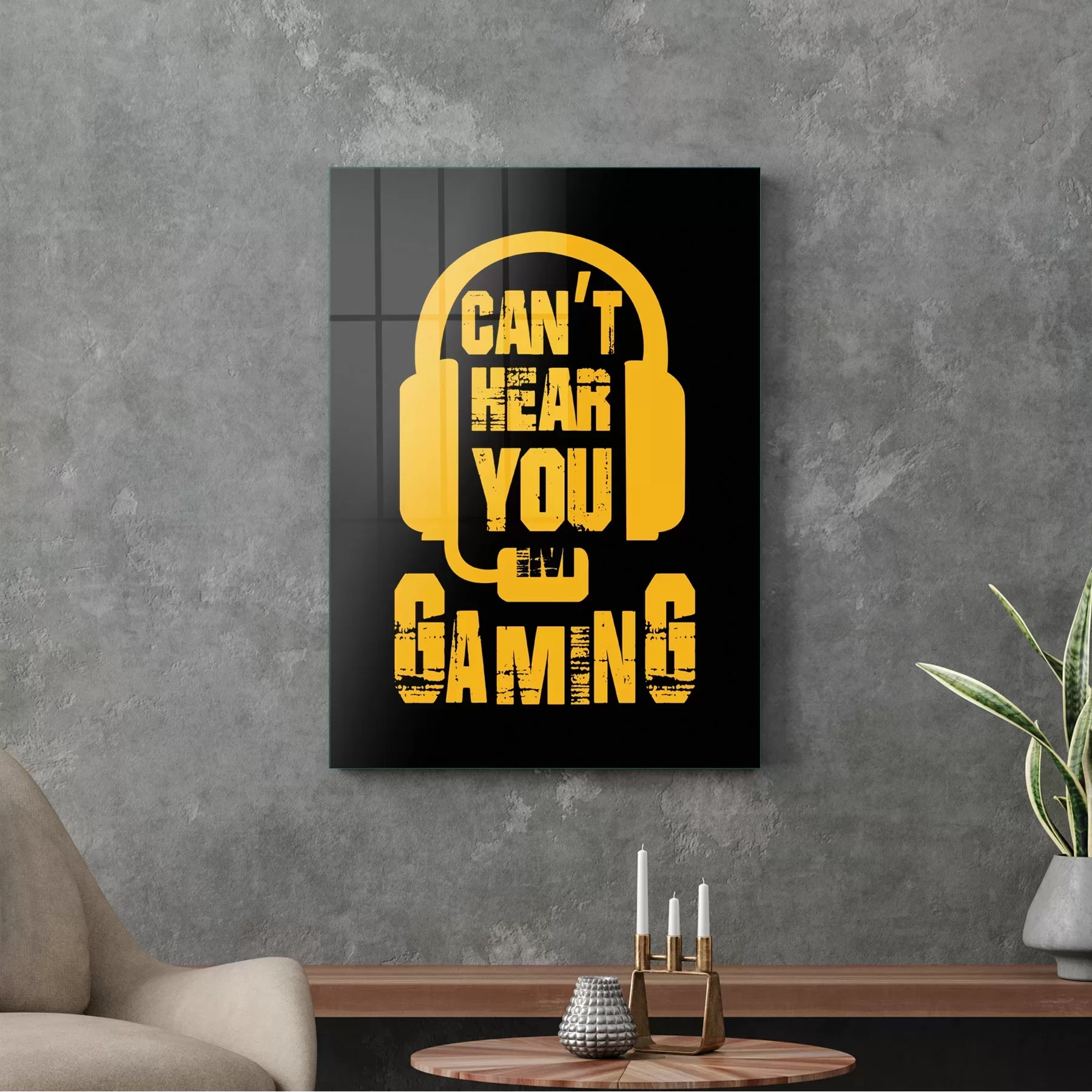 Picture of Decovetro Cam Tablo Gaming Yazılı 50x70 cm