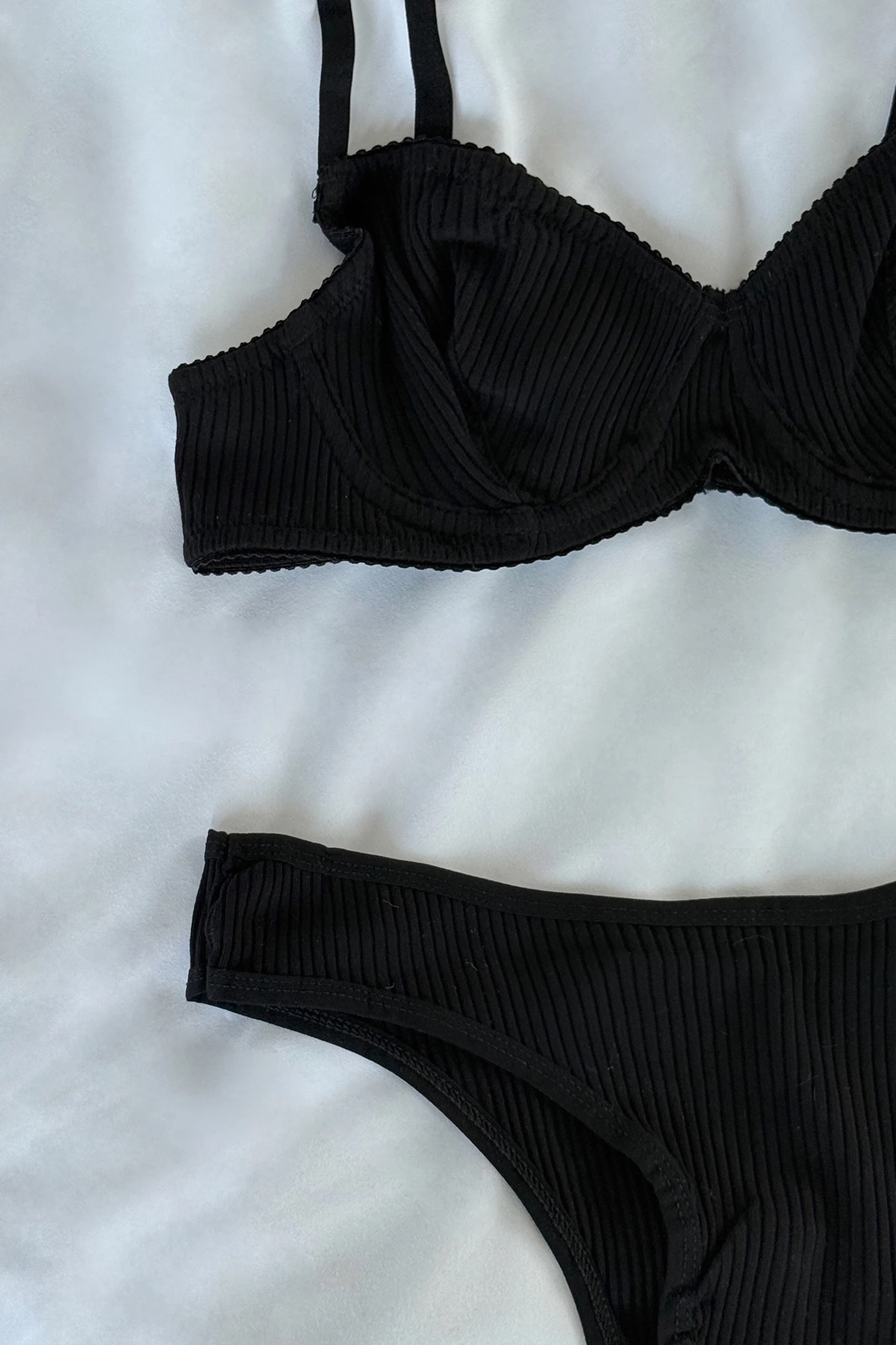 Picture of Black Knitted Underwear