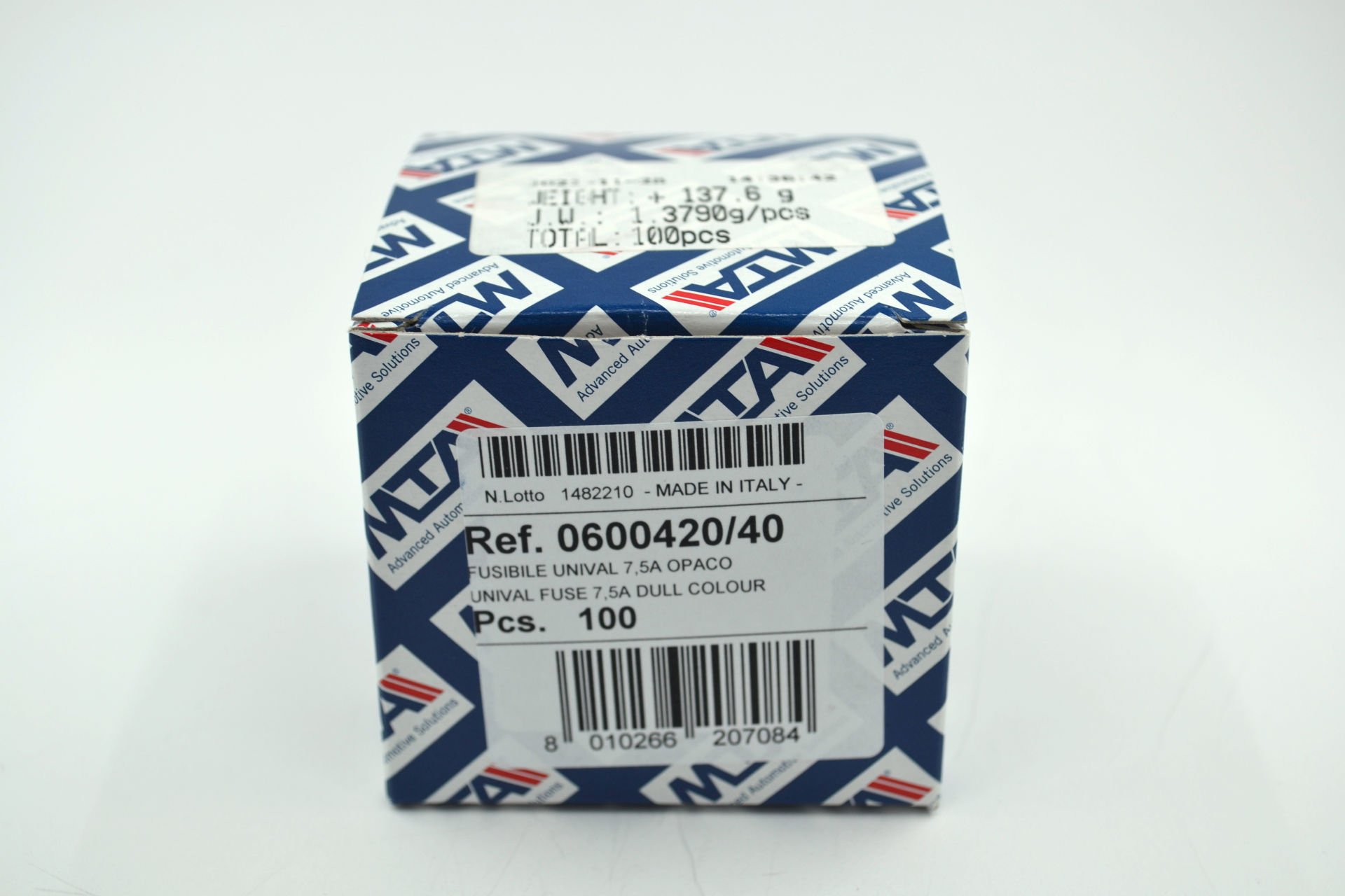 Picture of 100 Adet 7,5 Amper Kahverengi Standart Bıçak Sigorta 7,5A