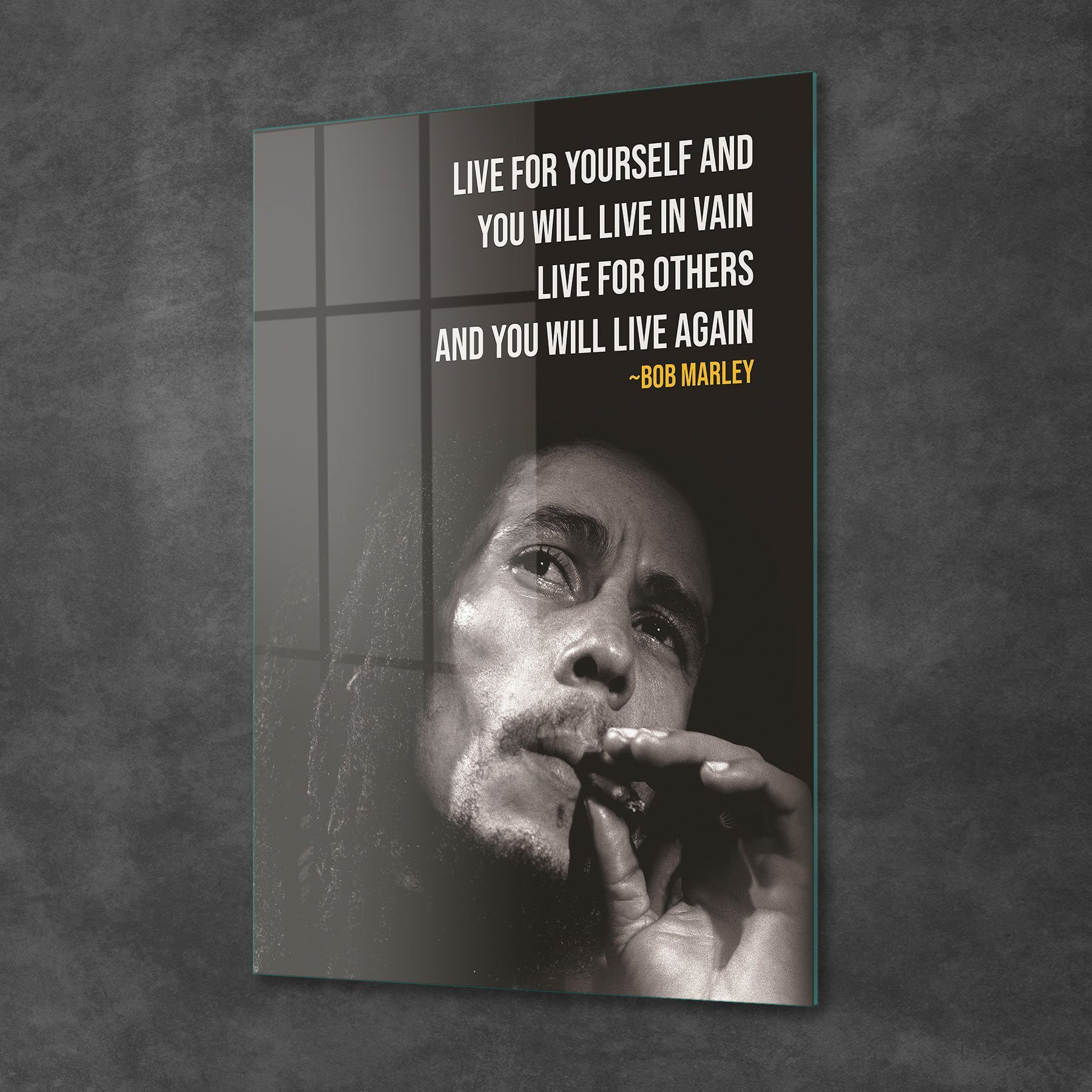 Picture of Decovetro Cam Tablo Bob Marley 50x70 cm